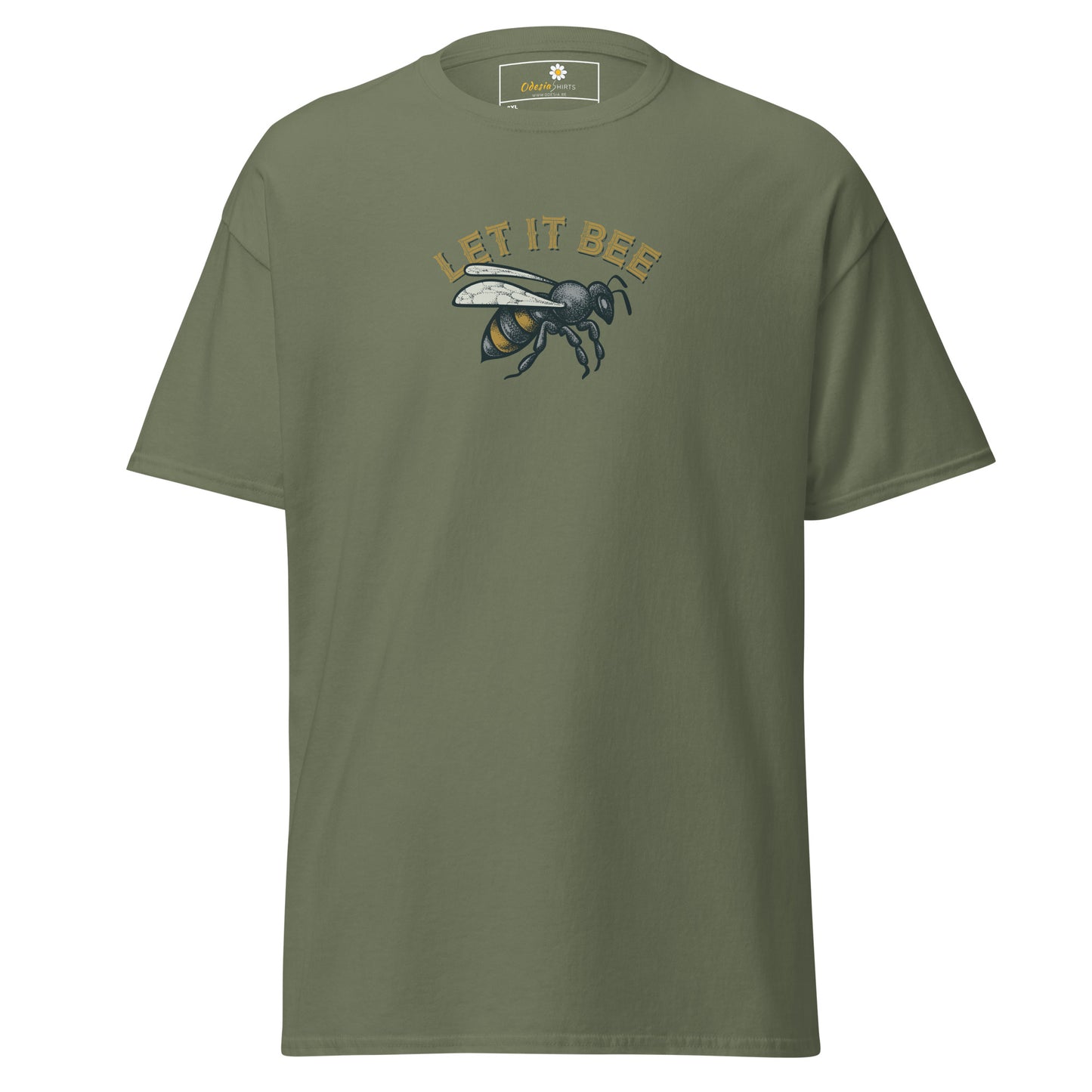T-shirt classique unisexe - ANIMAUX ECOLO FUN LET IT BEE - GRAND
