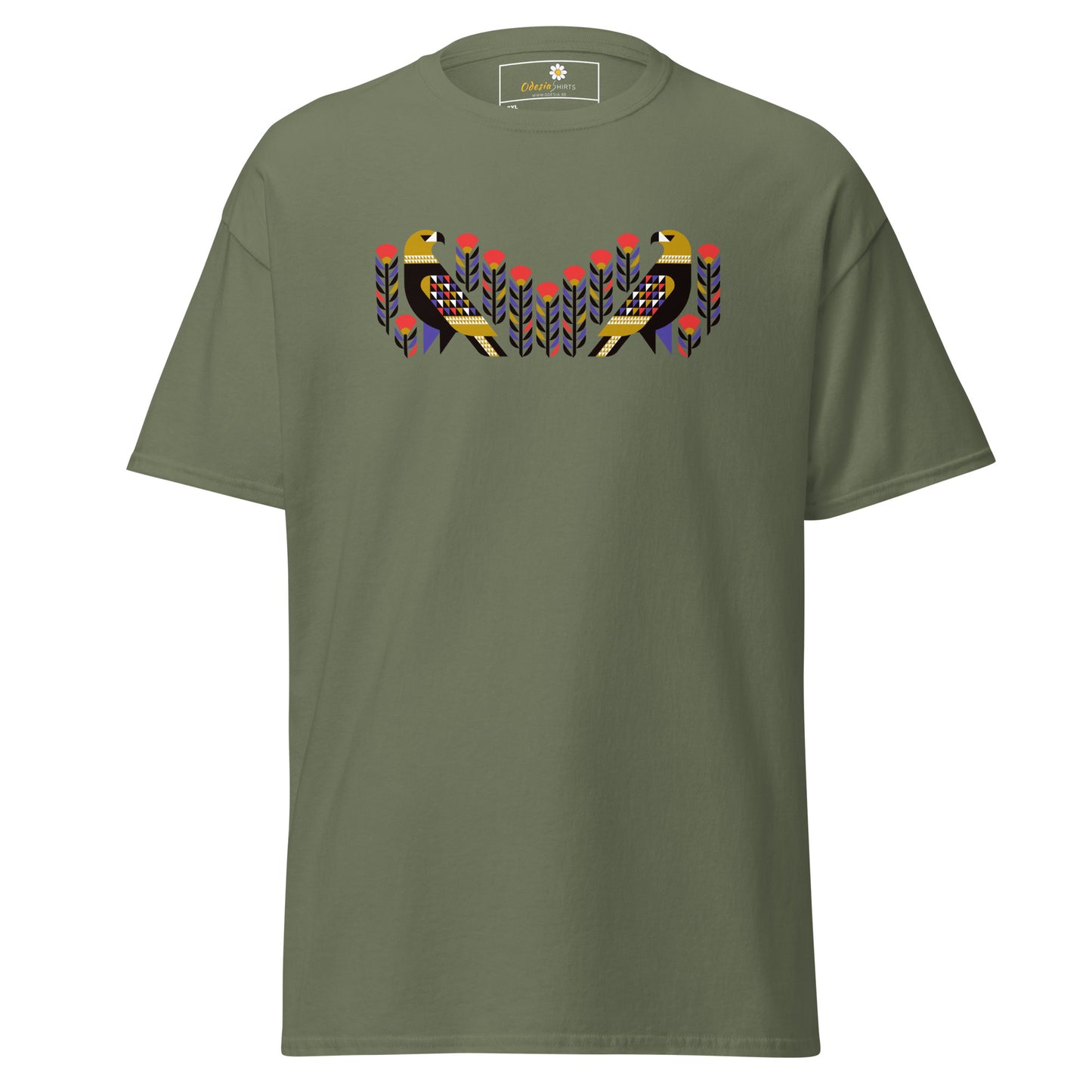 Heren klassiek t-shirt - WILDLIFE PERU BIRDS - GROOT
