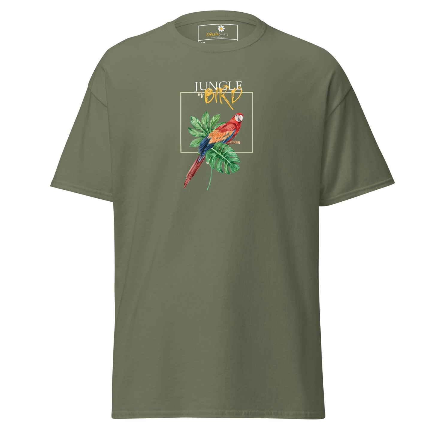 T-shirt classique pour homme - WILDLIFE JUNGLE BIRD - BIG