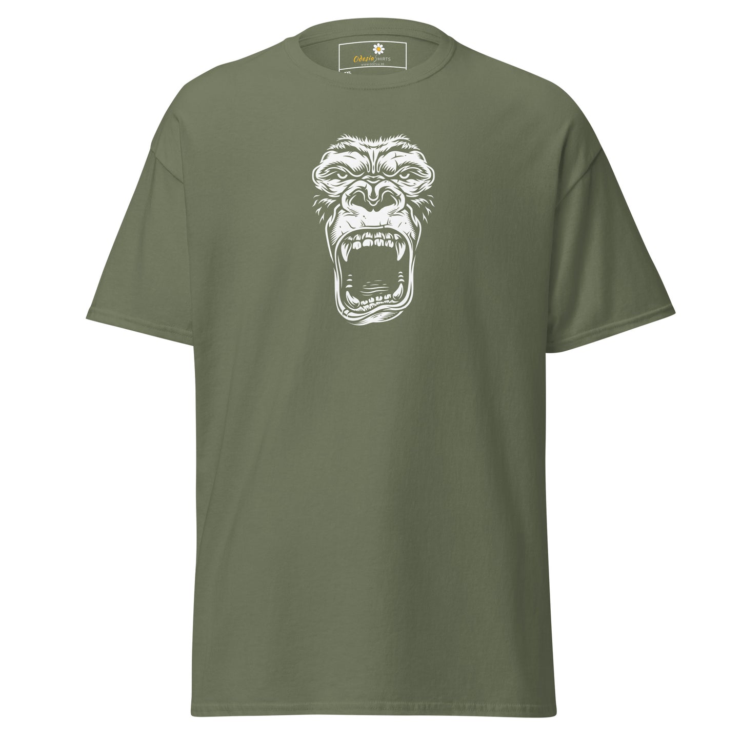 T-shirt classique pour homme - WILDLIFE GORILLA SCREAM - BIG