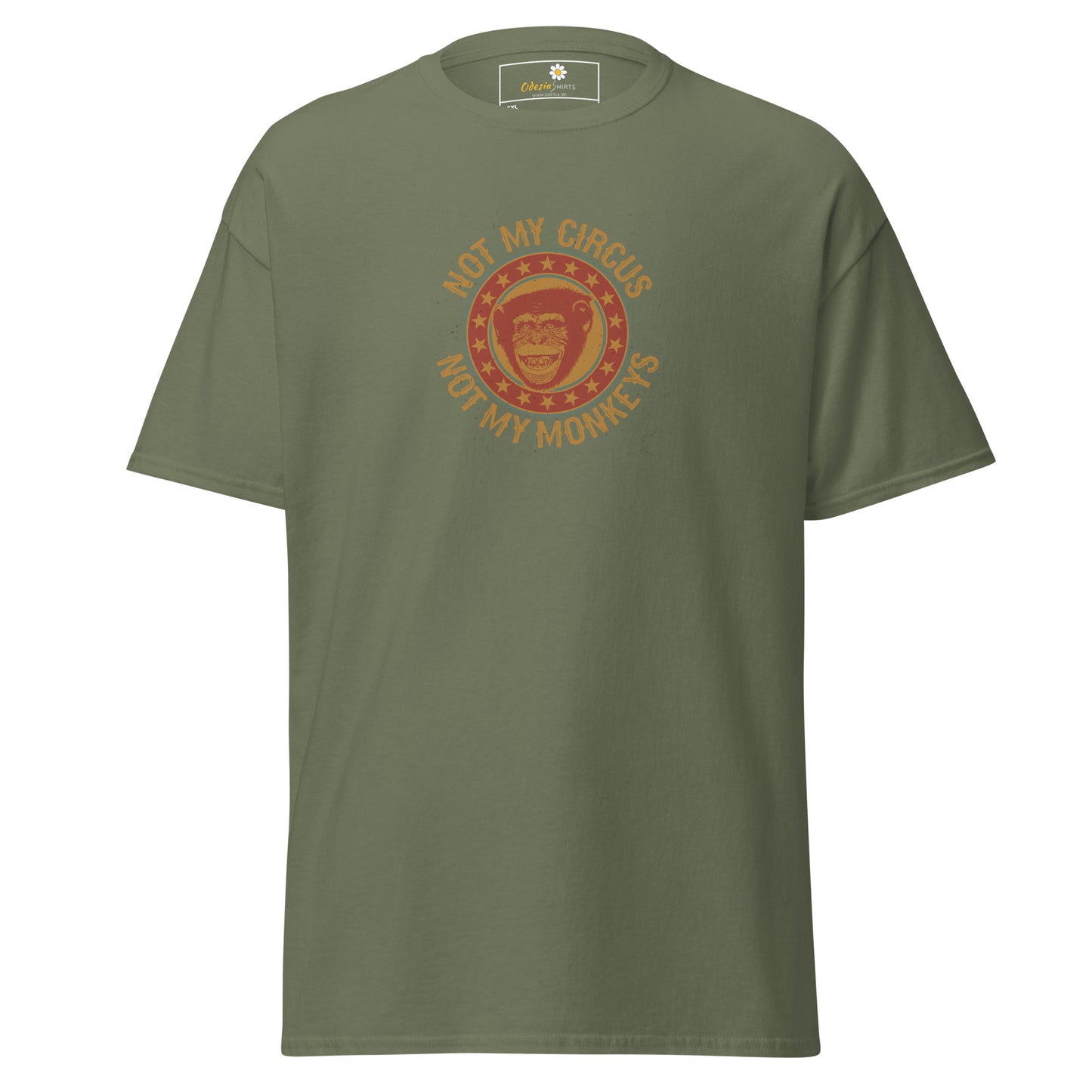 T-shirt classique homme - VINTAGE NOT MY MONKEYS CIRCUS - GRAND