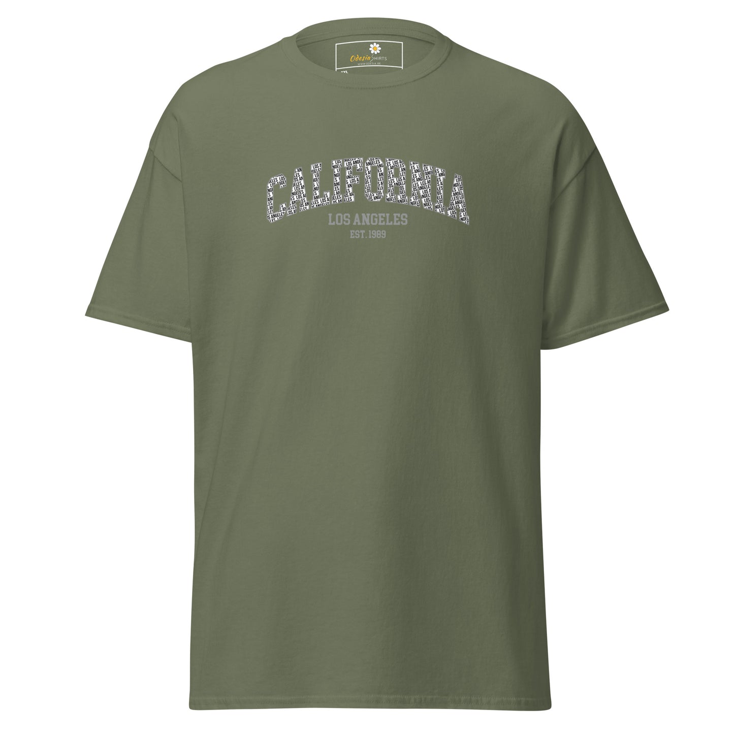 Klassiek T-shirt voor heren - TEXT CALIFORNIA MORE - GROOT