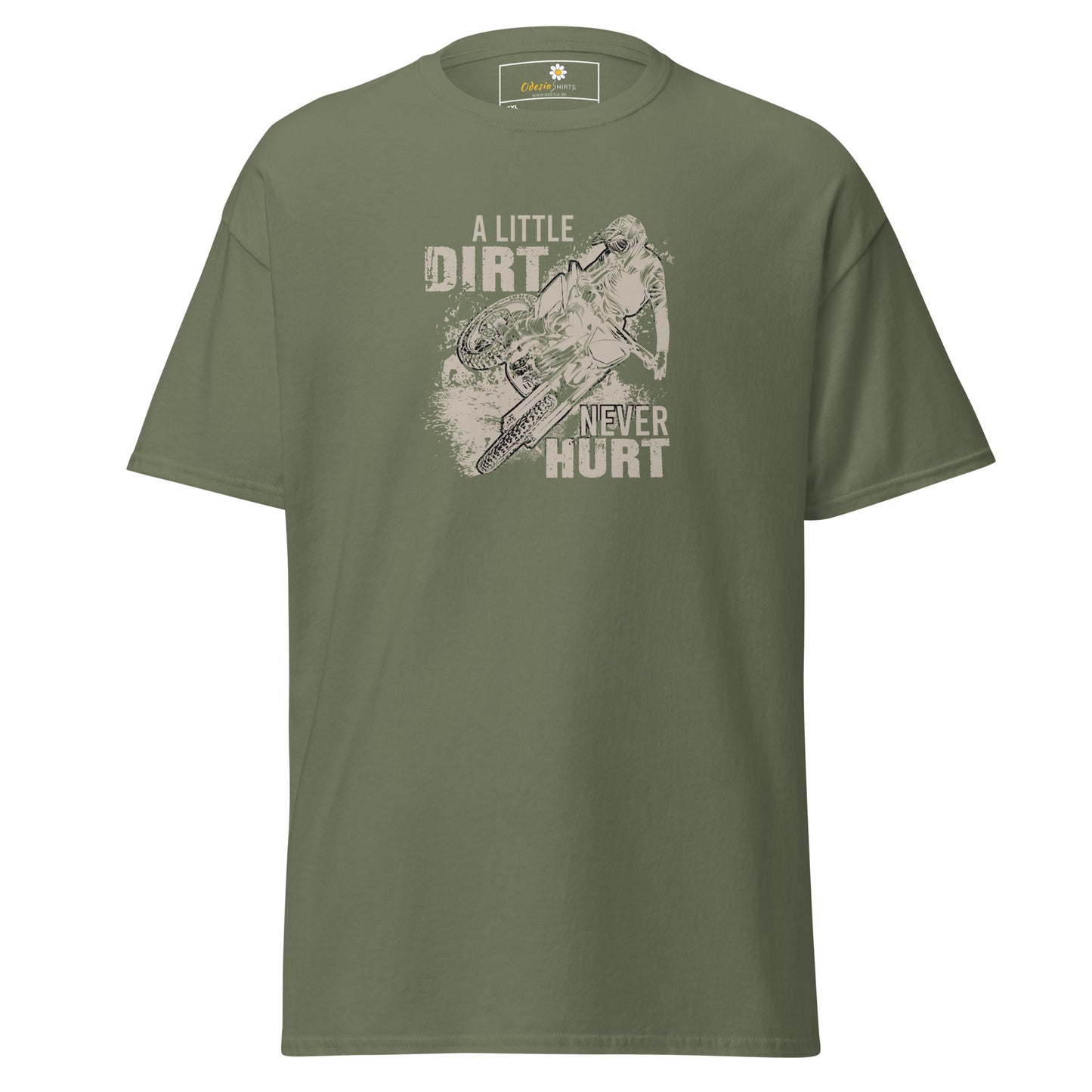 Unisex classic t-shirt - ADVENTURE DIRT NEVER HURT - BIG