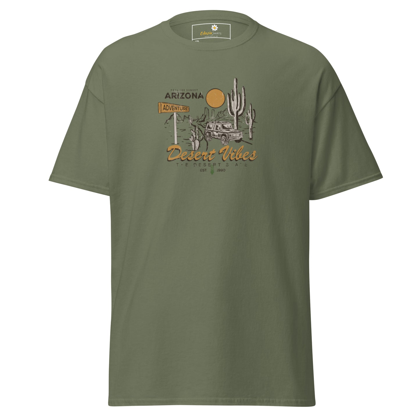 Unisex classic t-shirt - ADVENTURE DESERT VIBES - BIG
