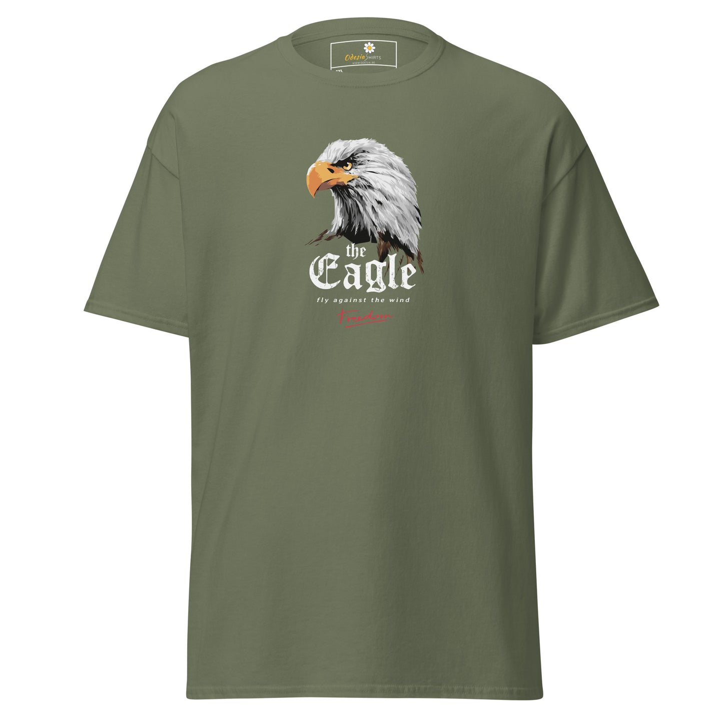 Klassiek heren t-shirt - WILDLIFE EAGLE WIND - GROOT