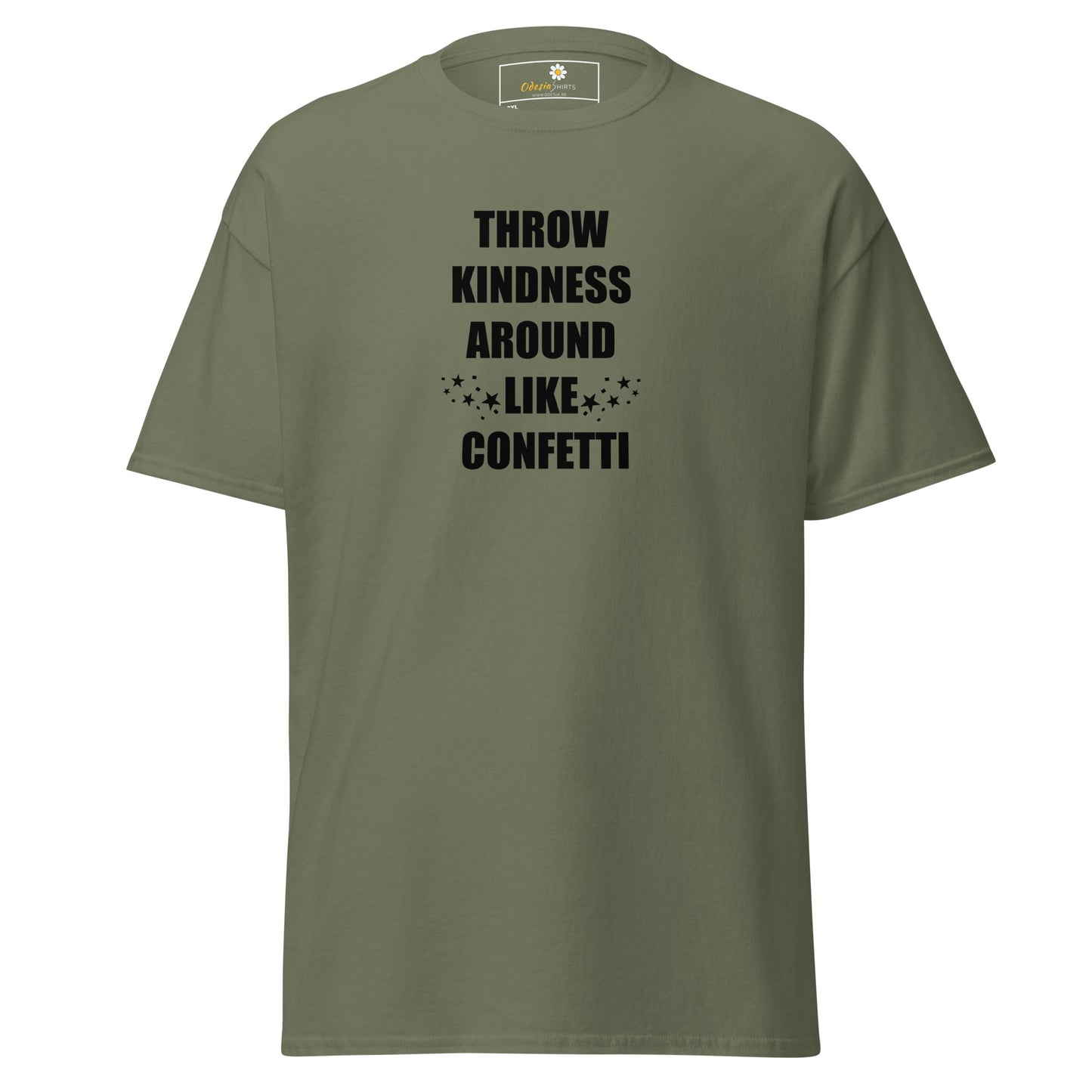 T-shirt classique pour homme - TEXT THROW KINDNESS AROUND - BIG