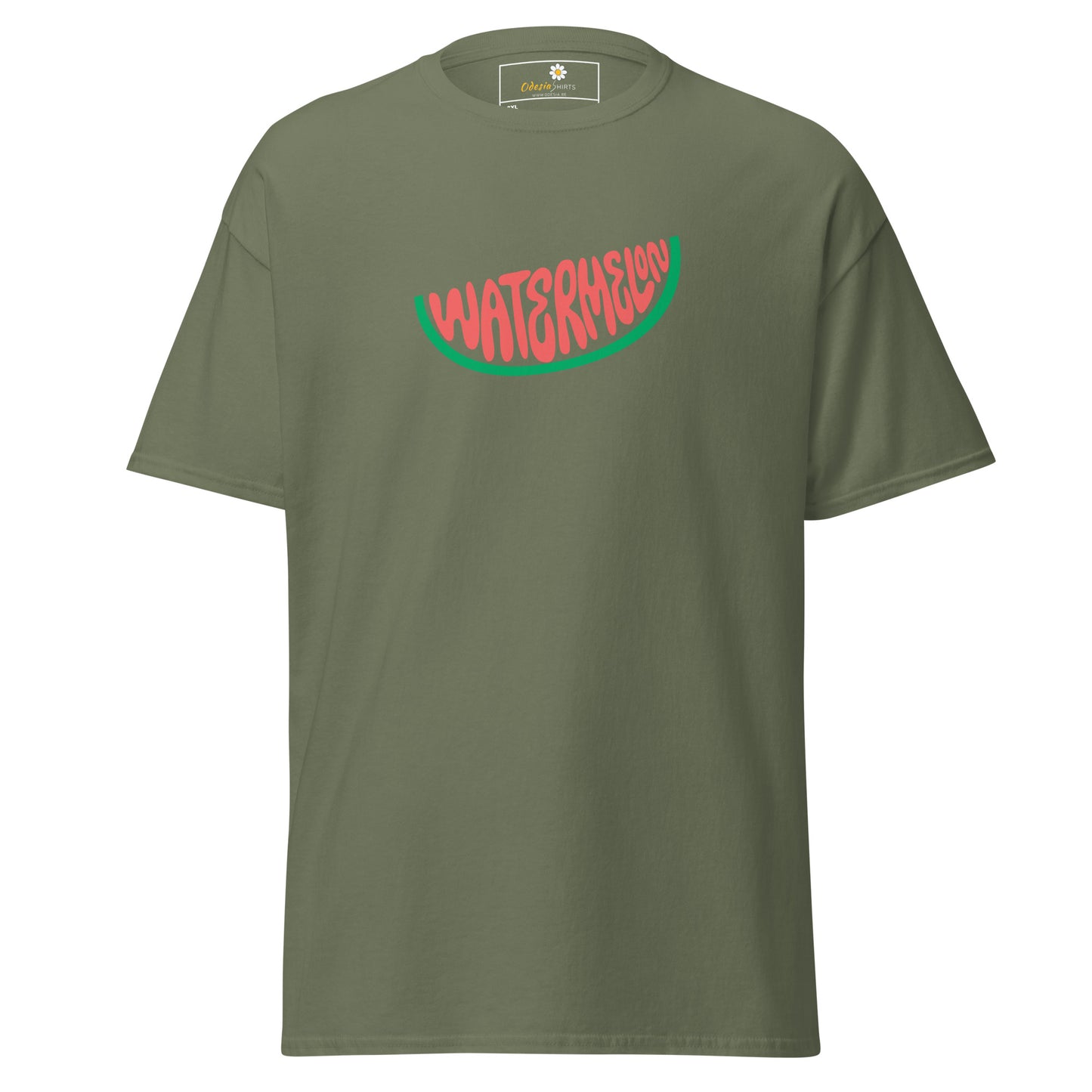 T-shirt classique homme - PASTÈQUE D'ÉTÉ - GRAND