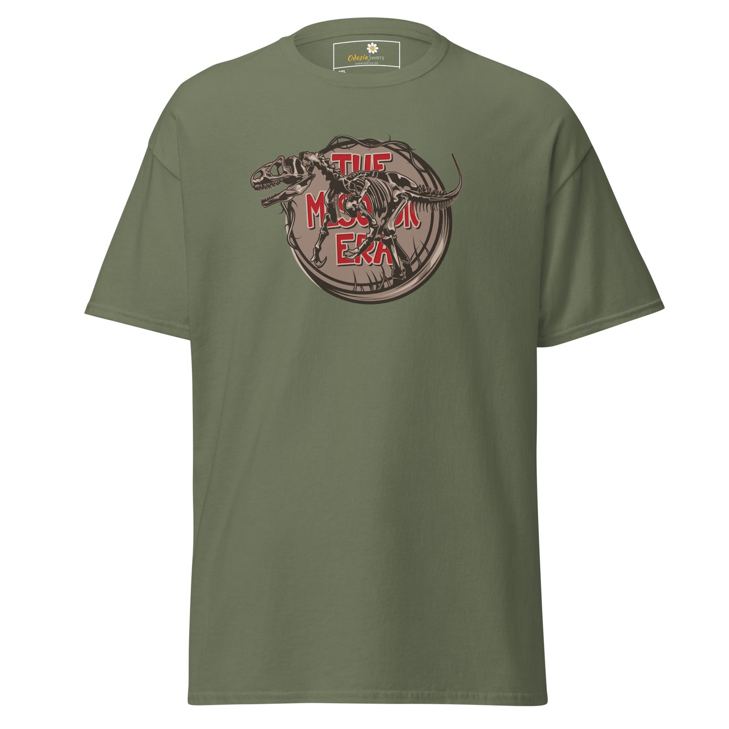 Heren klassiek t-shirt - WILDLIFE DINOSAURUS ERA - GROOT