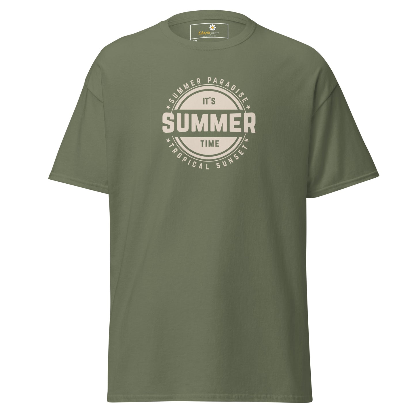 T-shirt classique homme - SUMMER TROPICAL - BIG