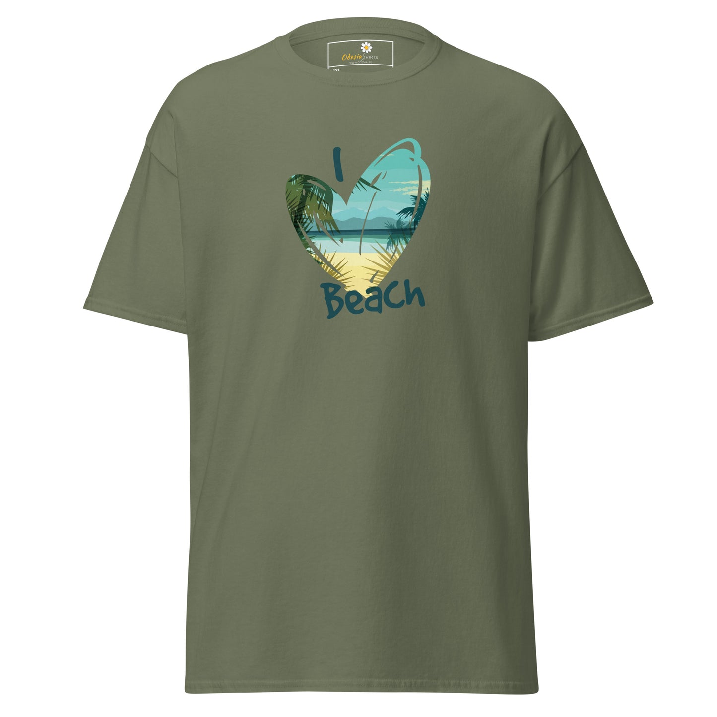 T-shirt classique pour homme - SUMMER SUNSET BEACH - GRAND