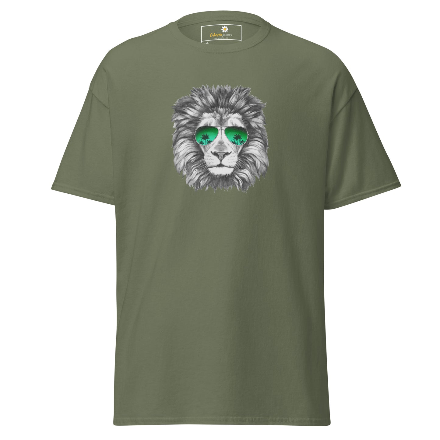 T-shirt classique homme - WILDLIFE FUN LION GLASSES - BIG
