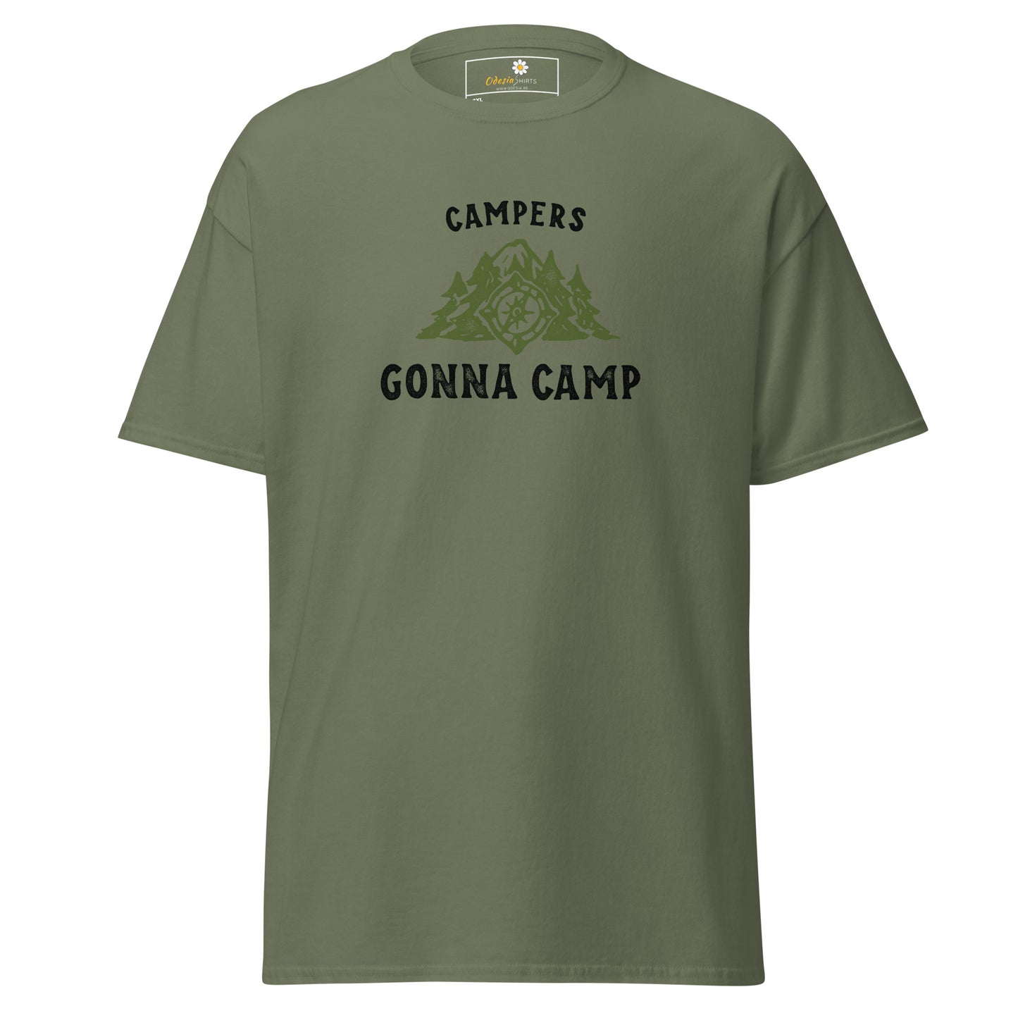 Unisex classic t-shirt - ADVENTURE CAMPERS GONNA CAMP - BIG