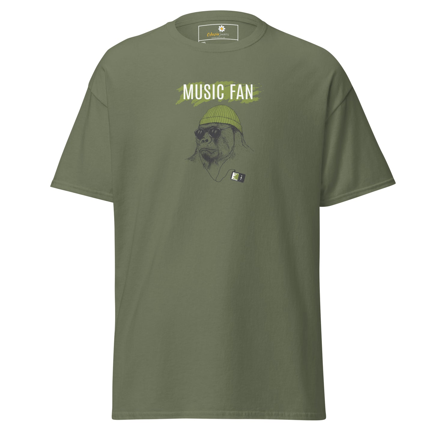 T-shirt classique homme - WILDLIFE MUSIC GORILLA - GRAND