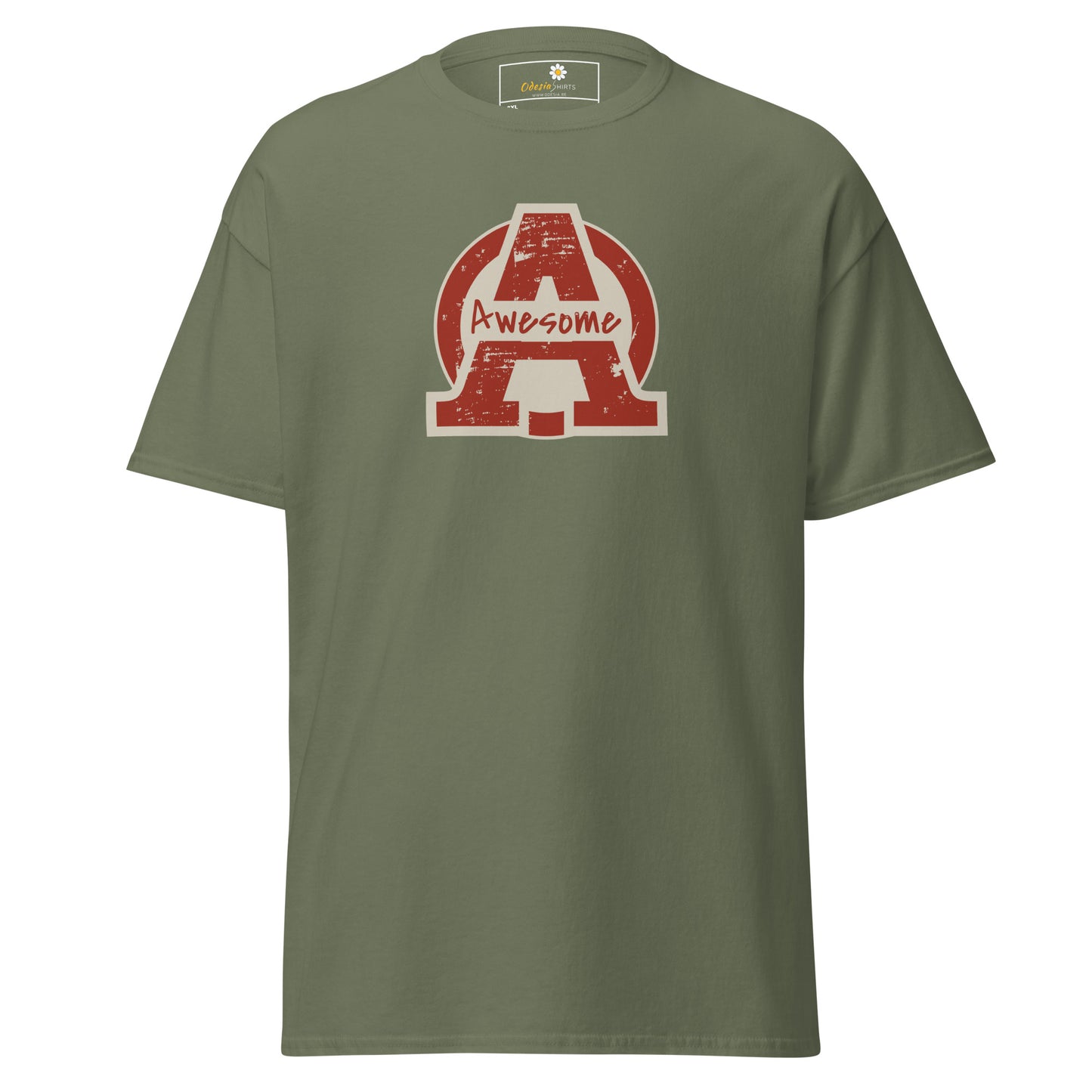 T-shirt classique pour homme - Texte génial - Grand