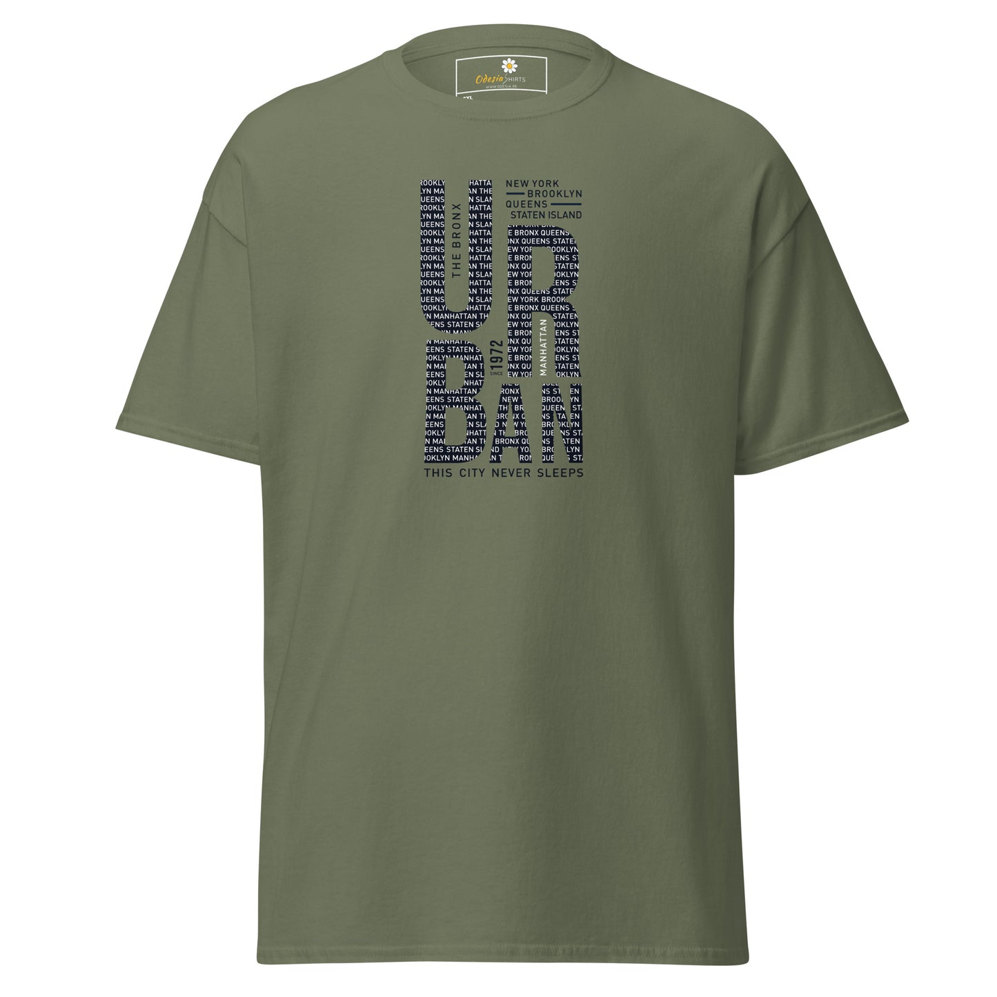 Heren klassiek t-shirt - URBAN DESIGN - GROOT