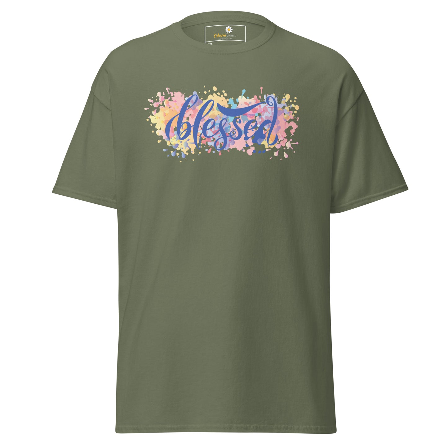 T-shirts classiques pour hommes - Texte Spirituel béni - Grand