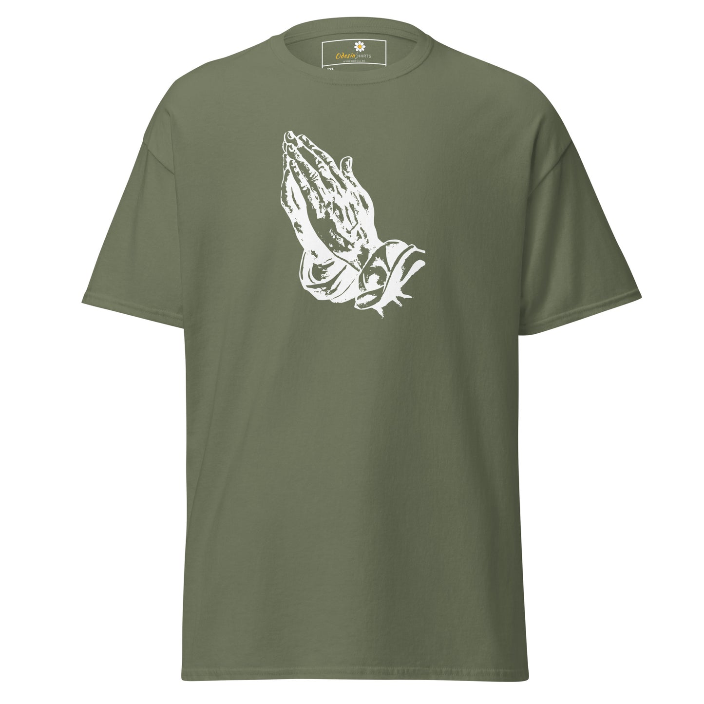 Unisex classic t-shirt - SPIRITUAL PRAYING HANDS - BIG