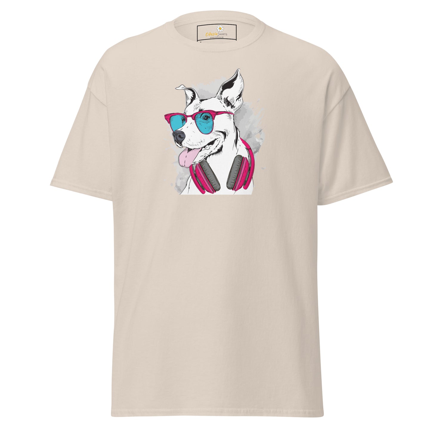 T-shirt classique unisexe - ANIMAUX MUSIQUE CHIEN - RÉGULIER