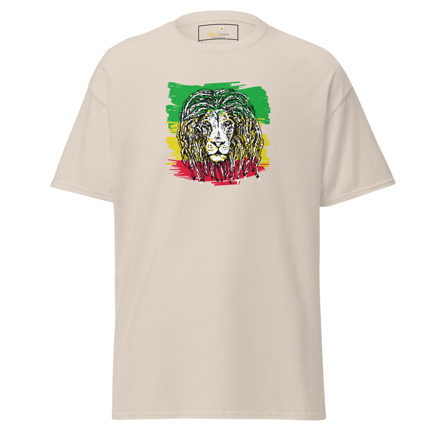 Unisex classic t-shirt - WILD LIFE MUSIC LION REGGAE - REGULAR