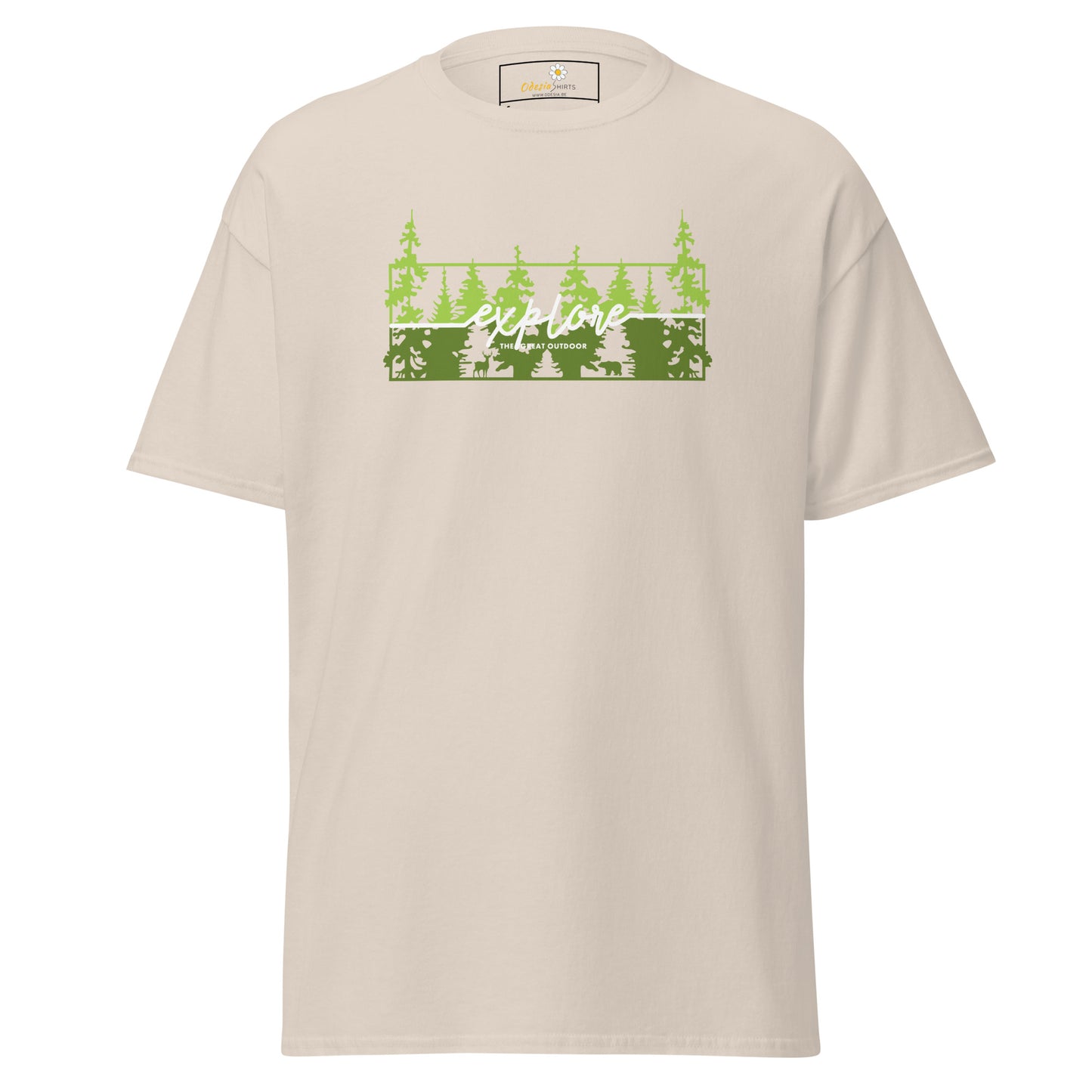 T-shirt classique unisexe - AVENTURE EXPLORE TREES - REGULAR