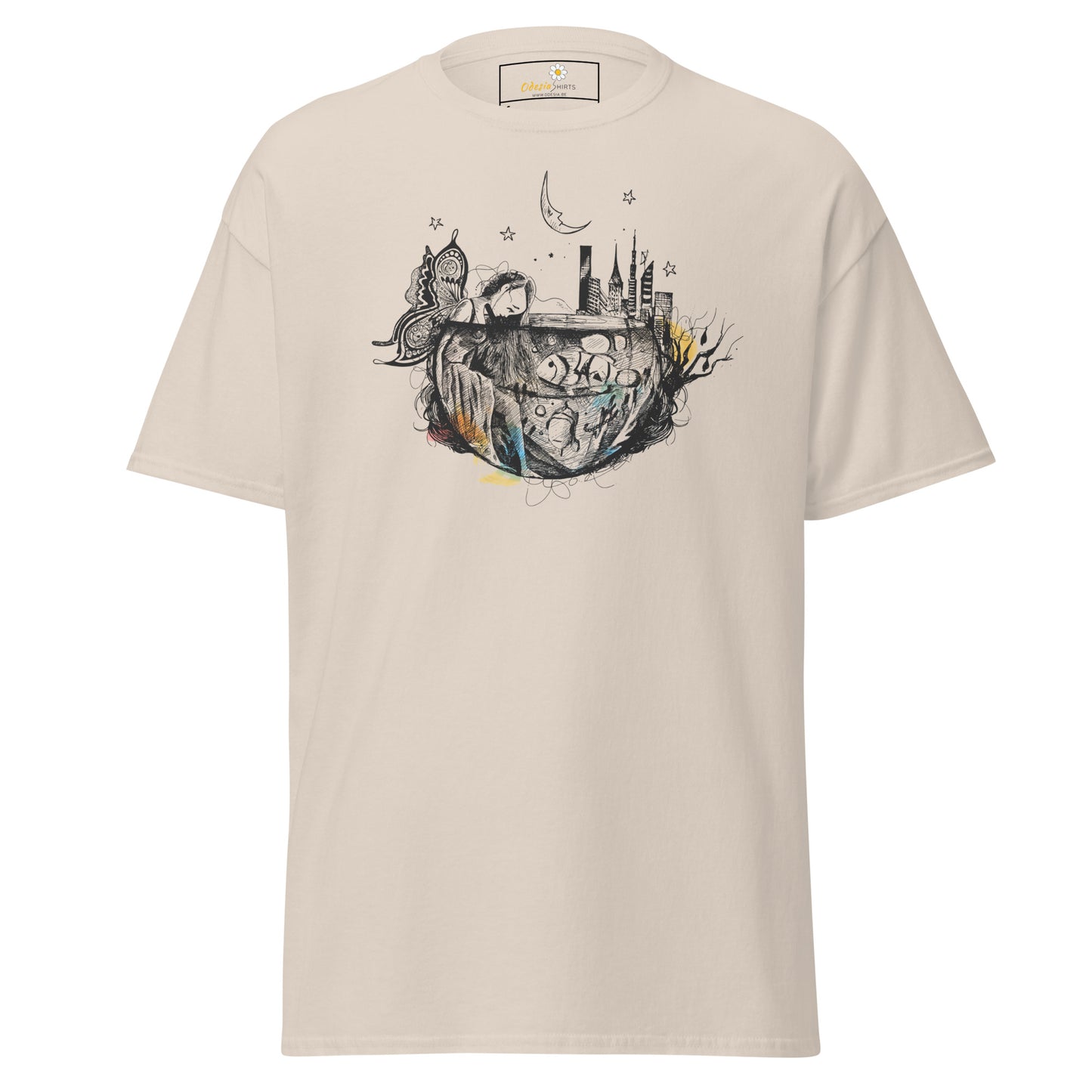 Unisex classic t-shirt - FANTASY GIRL FISHBOWL - REGULAR