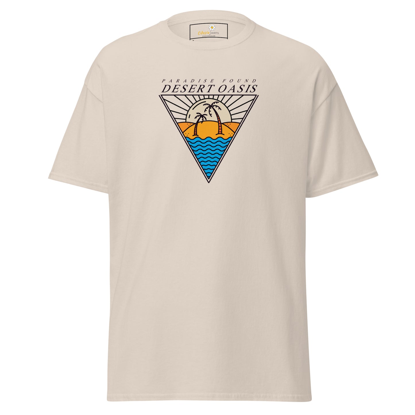 Heren klassiek t-shirt - SUMMER DESERT OASIS - REGULAR