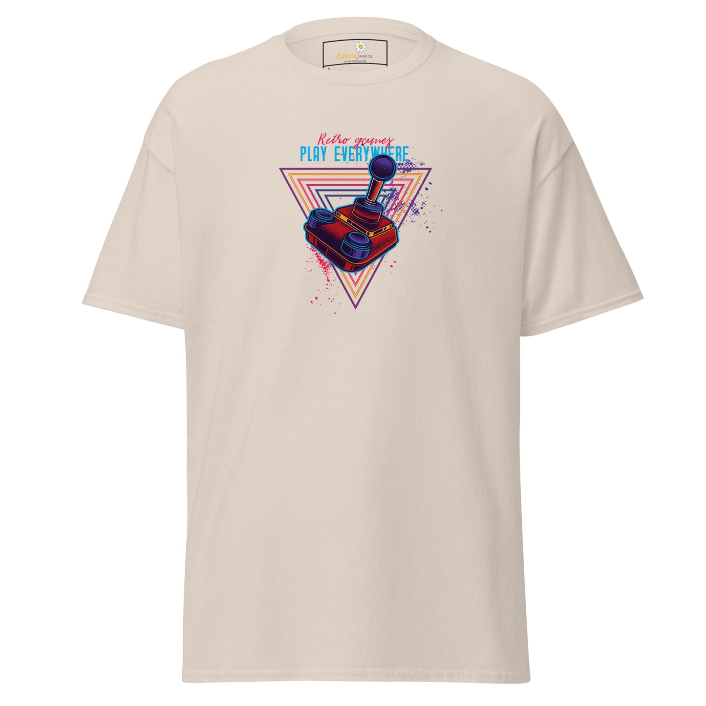 Unisex classic t-shirt - GAMERS PLAY EVERYWHERE JOYSTICK - REGULAR