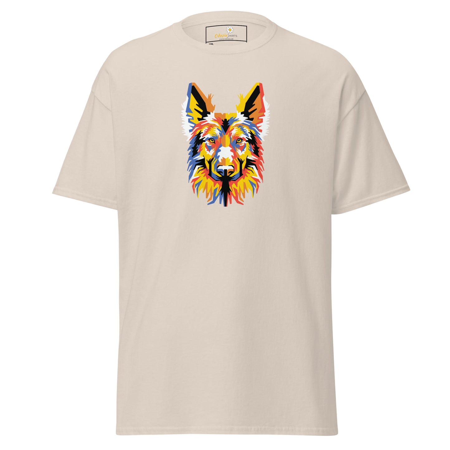 T-shirt classique unisexe - ANIMAUX DG HEAD - GRAND