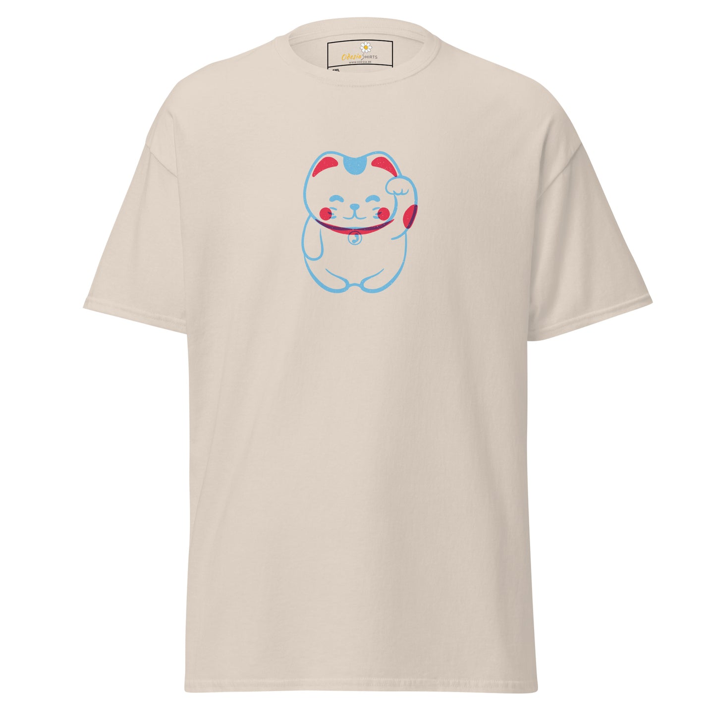 Unisex classic t-shirt - ANIMALS SPIRITUAL LUCKY CAT 1 - BIG