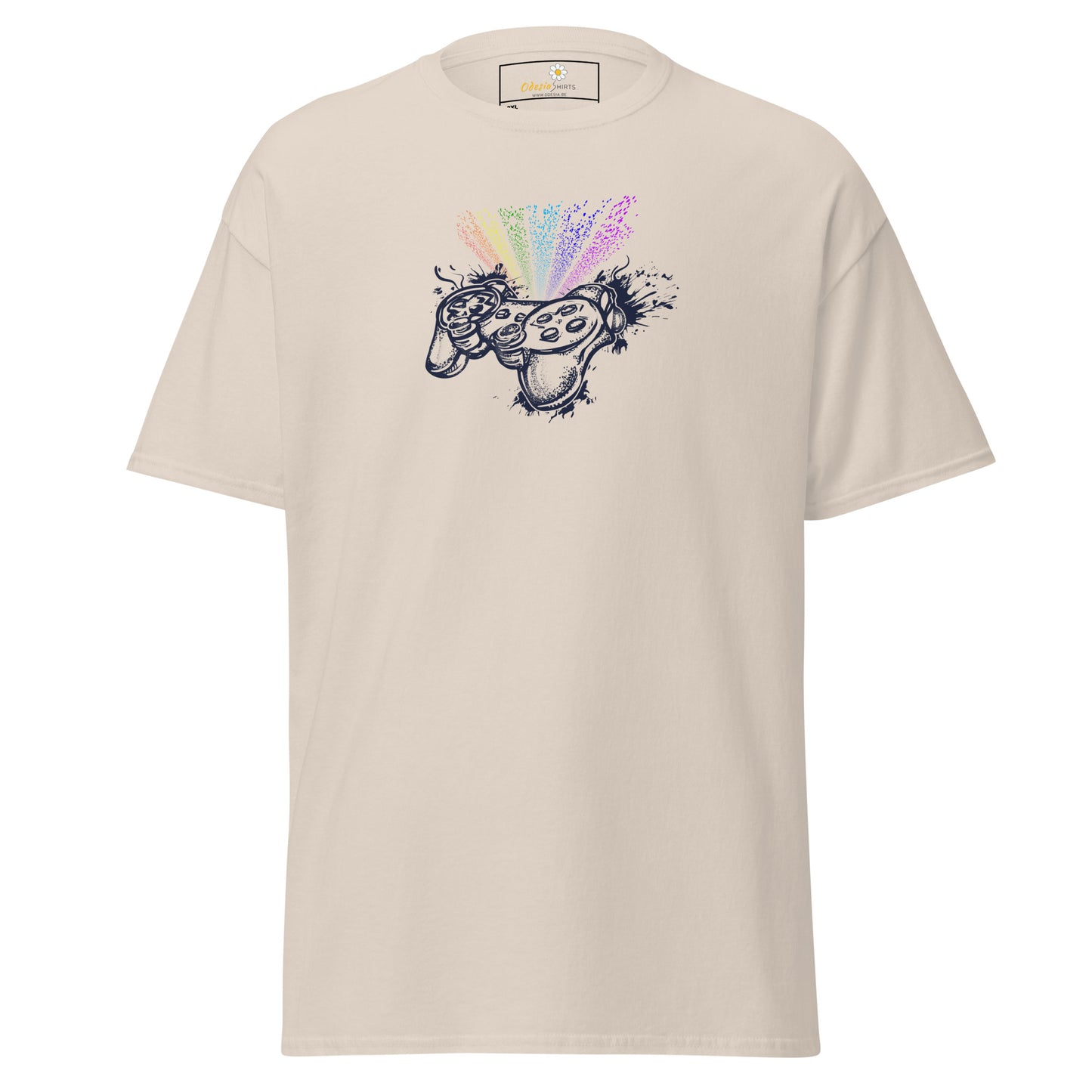 Unisex classic t-shirt - GAMERS COLORFUL CONTROLLER - BIG