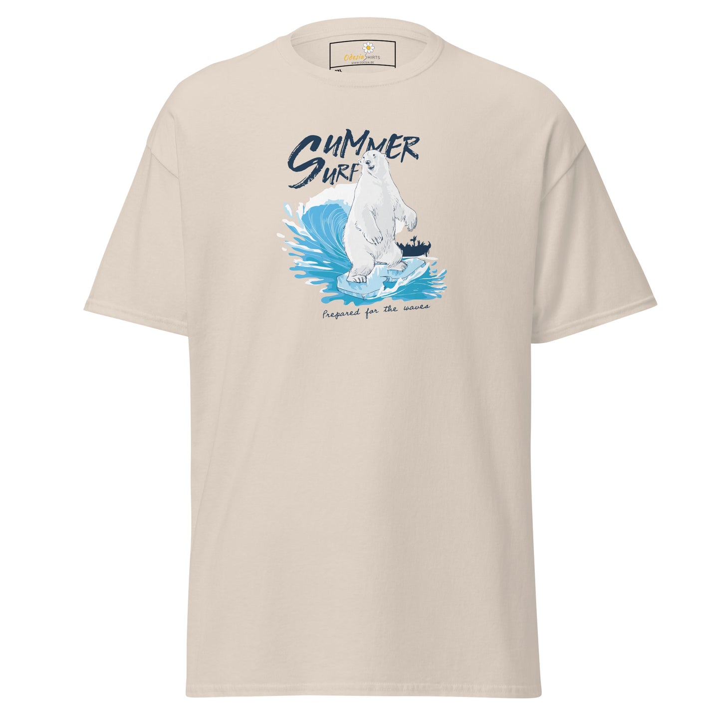 T-shirt classique homme - SUMMER SURFING BEAR - GRAND