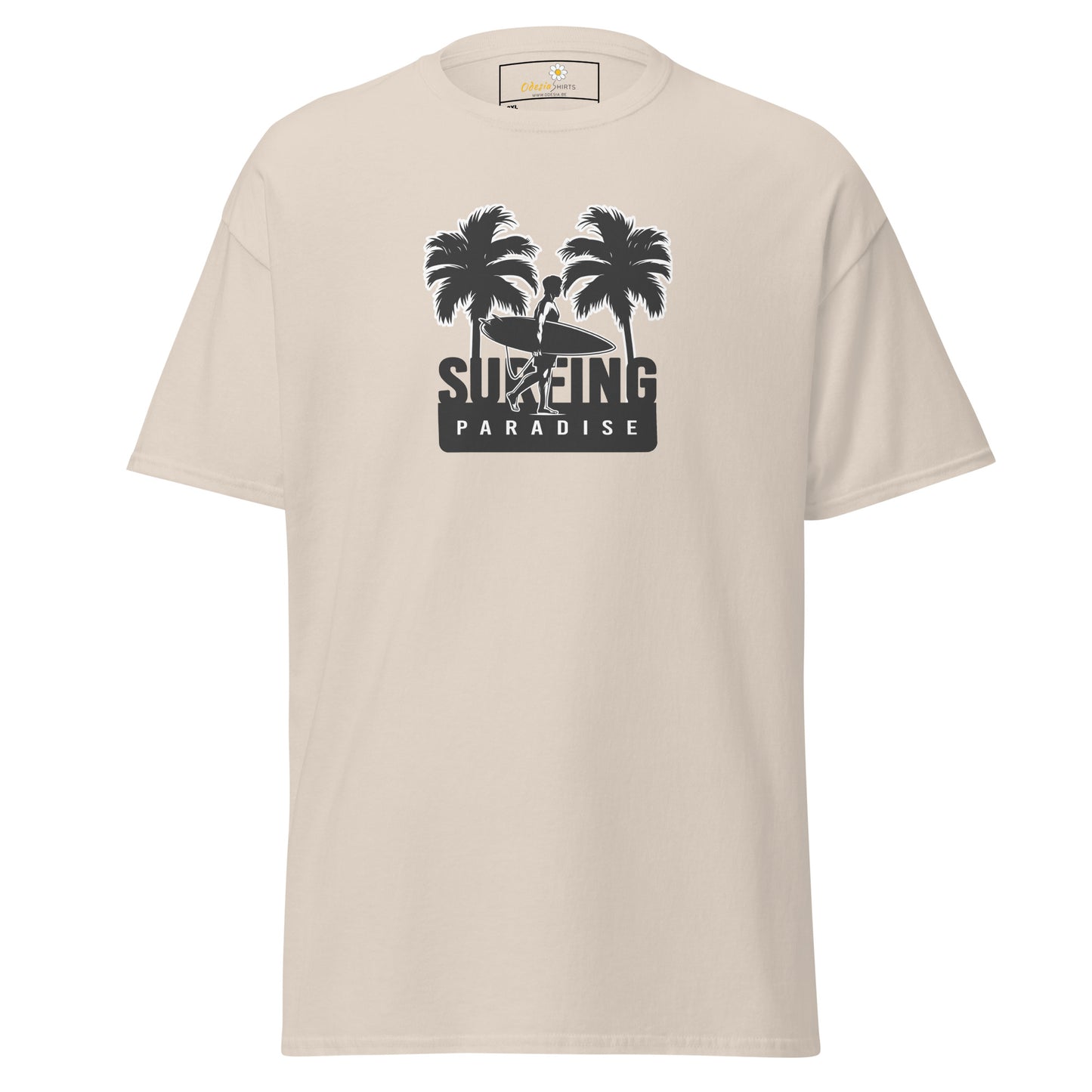T-shirt classique pour homme - SUMMER SURFING TREES - BIG