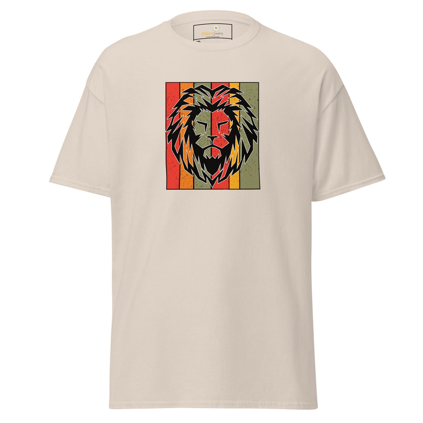 T-shirt classique homme - WILDLIFE LION HEAD - BIG