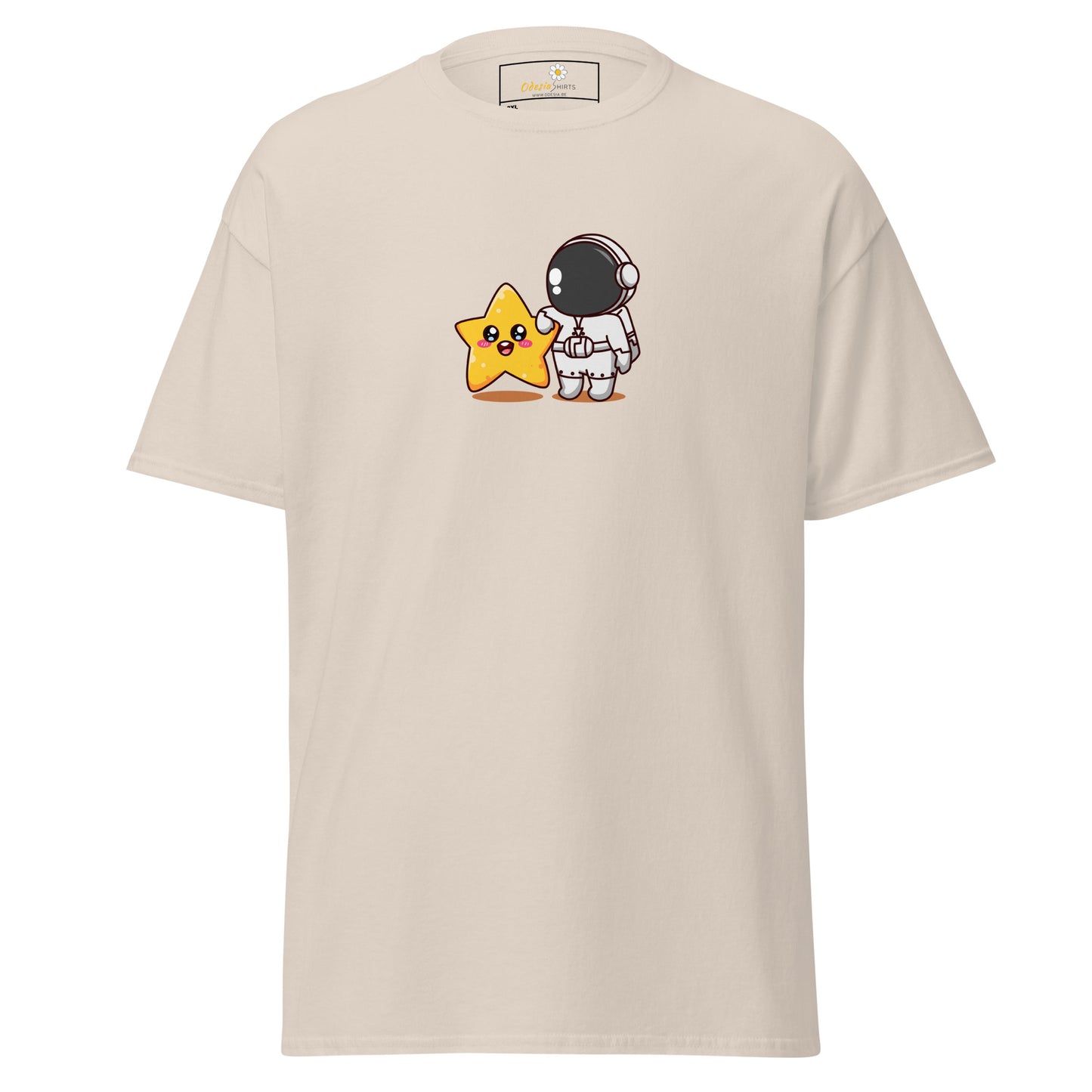 Unisex classic t-shirt - ASTRONAUT MINI STAR - BIG