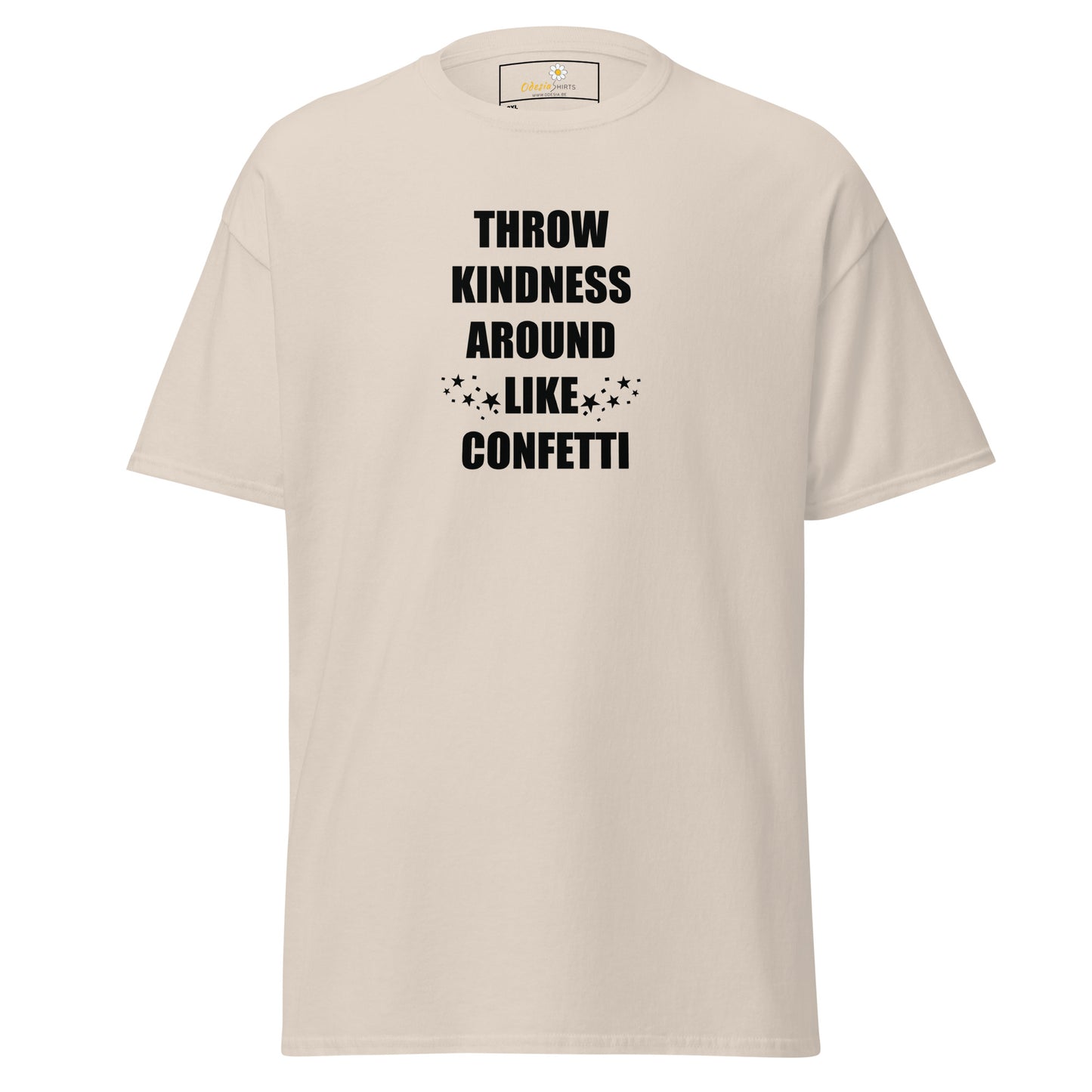 T-shirt classique pour homme - TEXT THROW KINDNESS AROUND - BIG