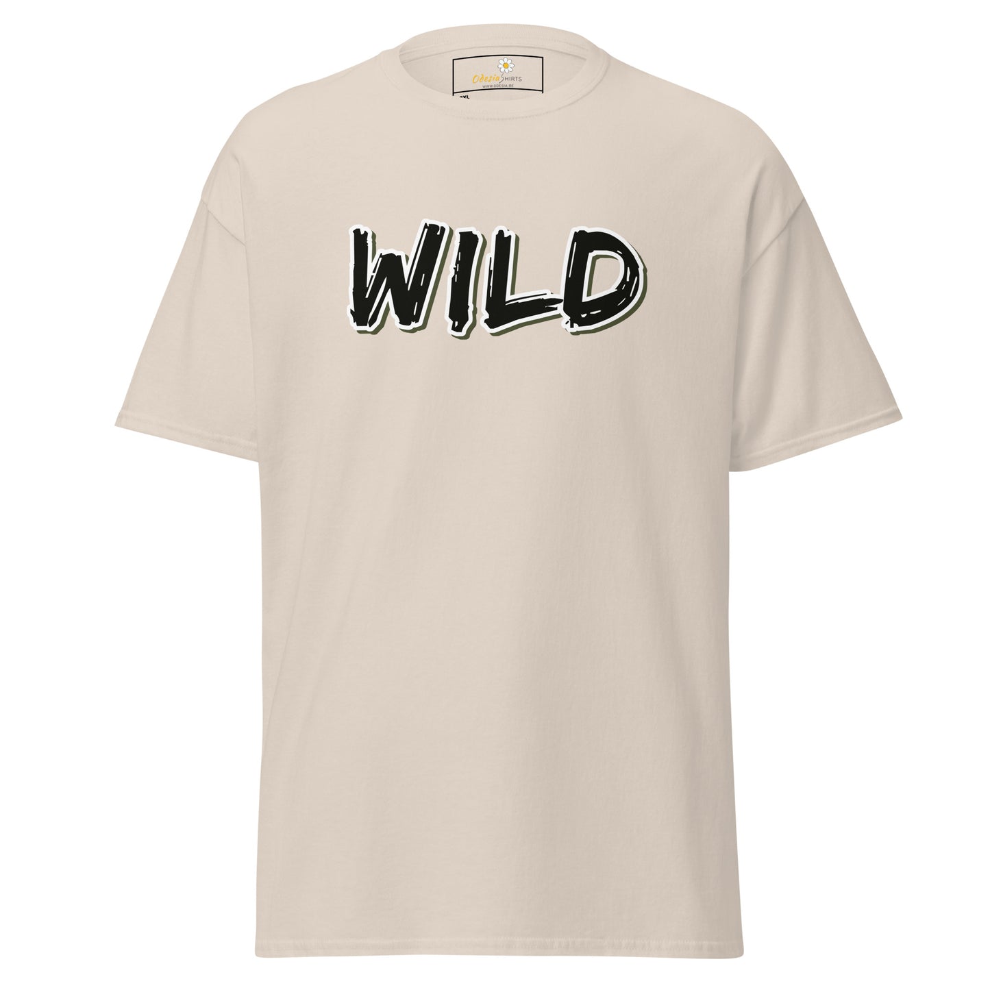 T-shirt classique pour homme - TEXT WILD - BIG
