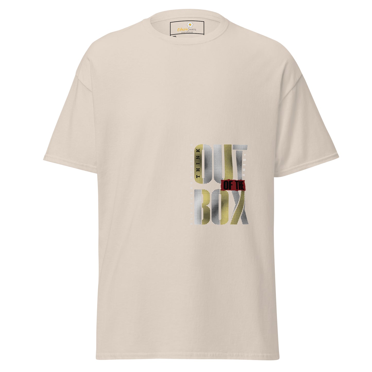 T-shirt classique pour homme - TEXT OUT OF THE BOX - GRAND