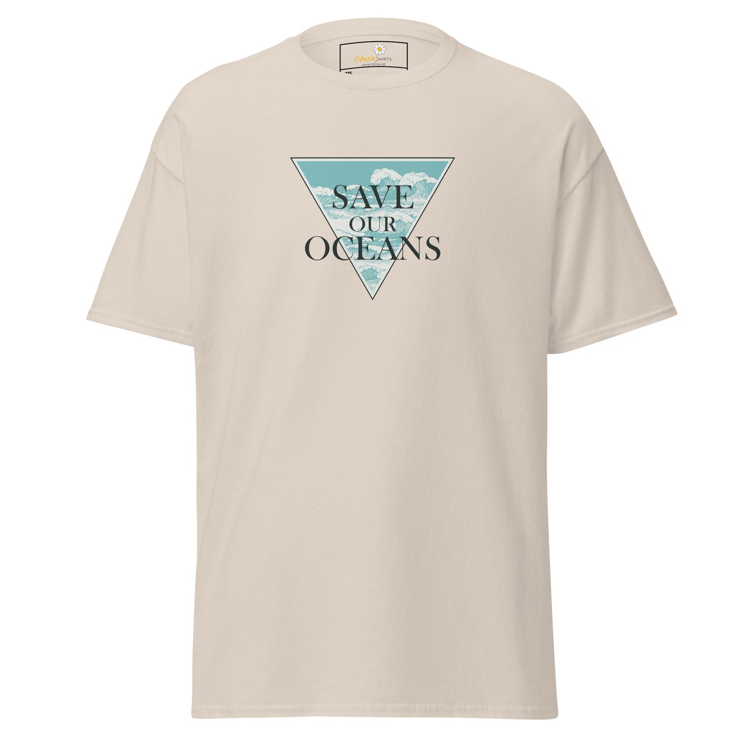 Unisex classic t-shirt - ECOLOGY SAVE OUR OCEANS - BIG