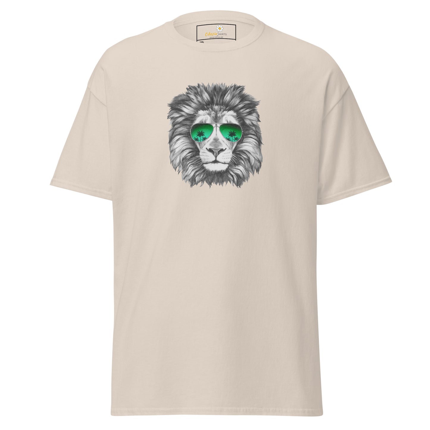 T-shirt classique homme - WILDLIFE FUN LION GLASSES - BIG