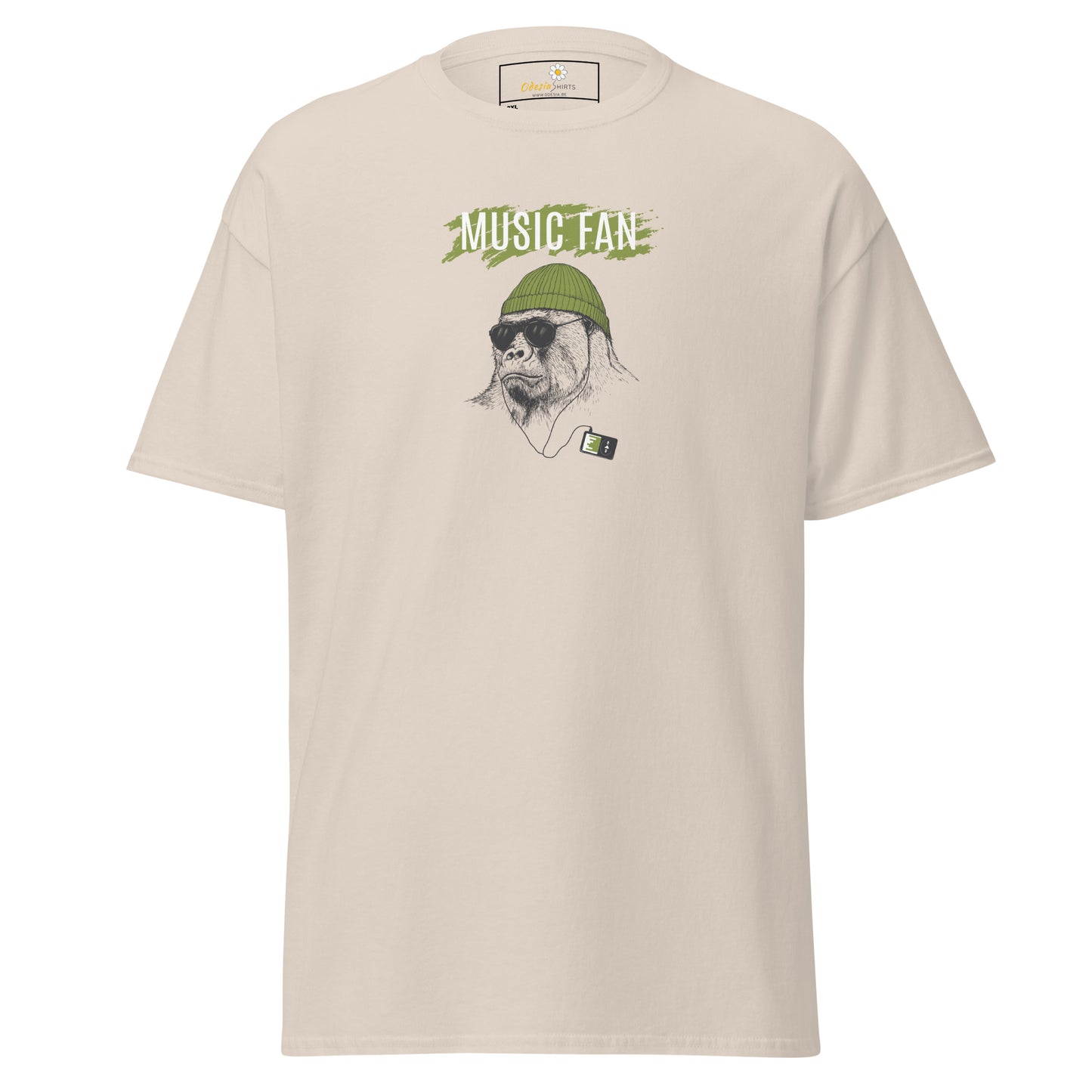 T-shirt classique homme - WILDLIFE MUSIC GORILLA - GRAND