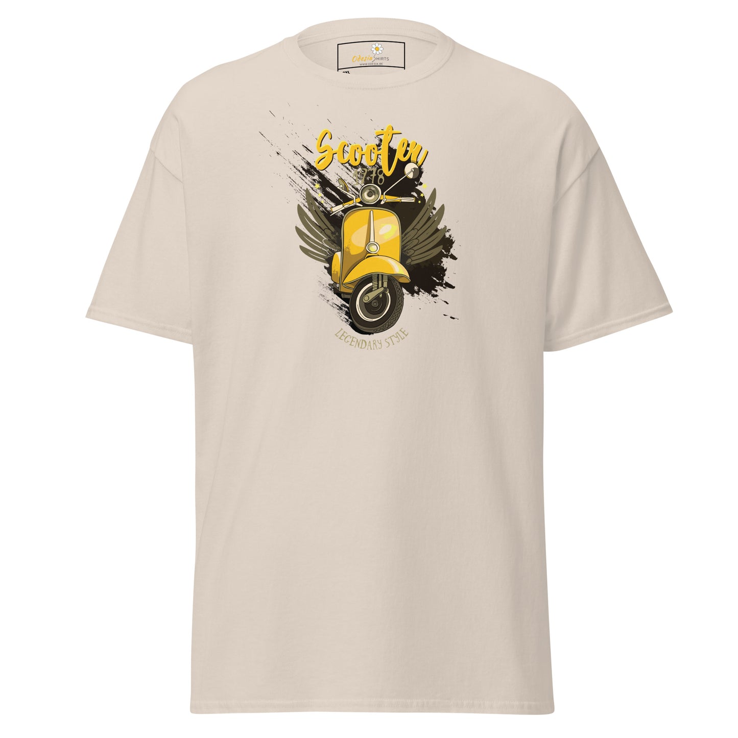T-shirt classique homme - VINTAGE SCOOTER 1978 - GRAND
