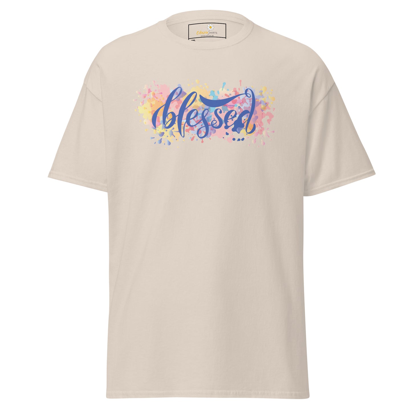 T-shirts classiques pour hommes - Texte Spirituel béni - Grand