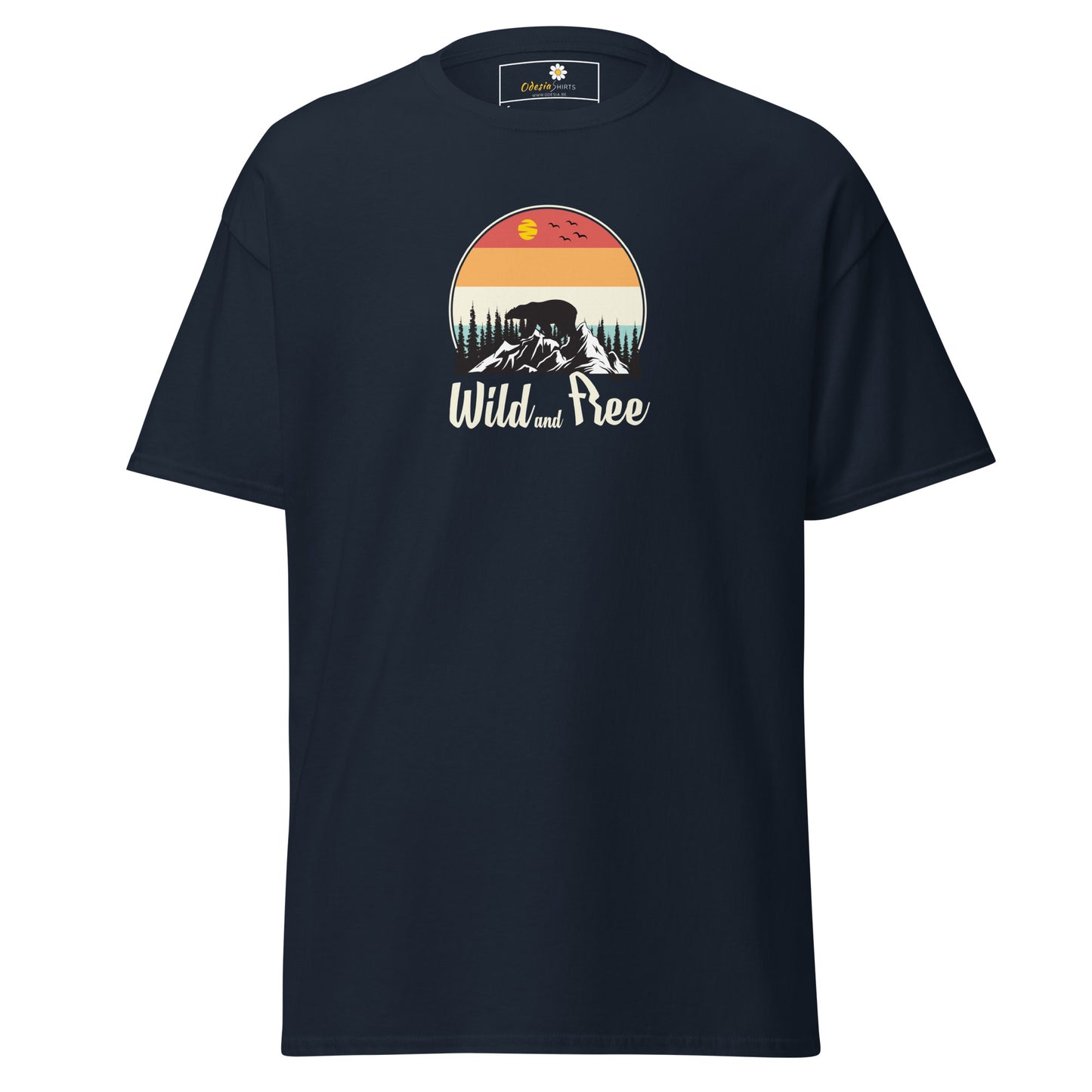 Unisex classic t-shirt - ADVENTURE WILD AND FREE - REGULAR