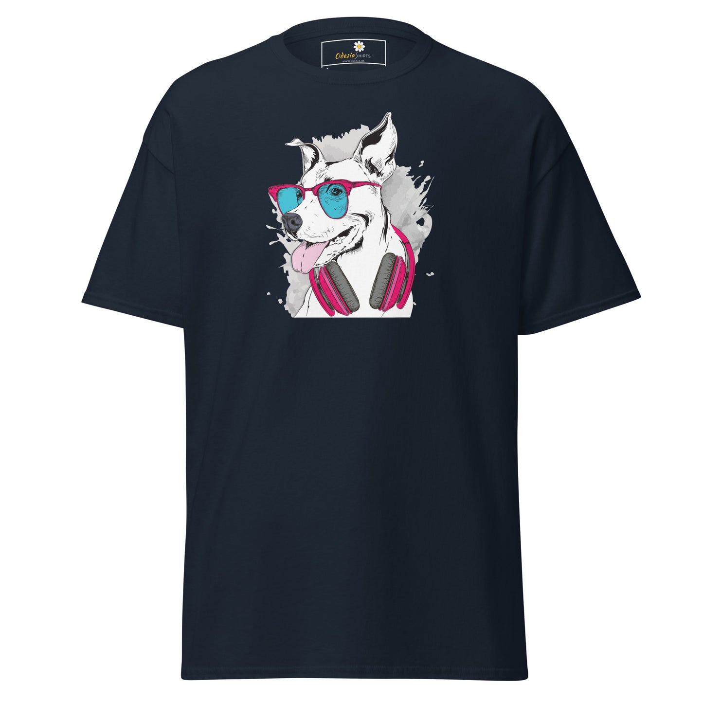 T-shirt classique unisexe - ANIMAUX MUSIQUE CHIEN - RÉGULIER