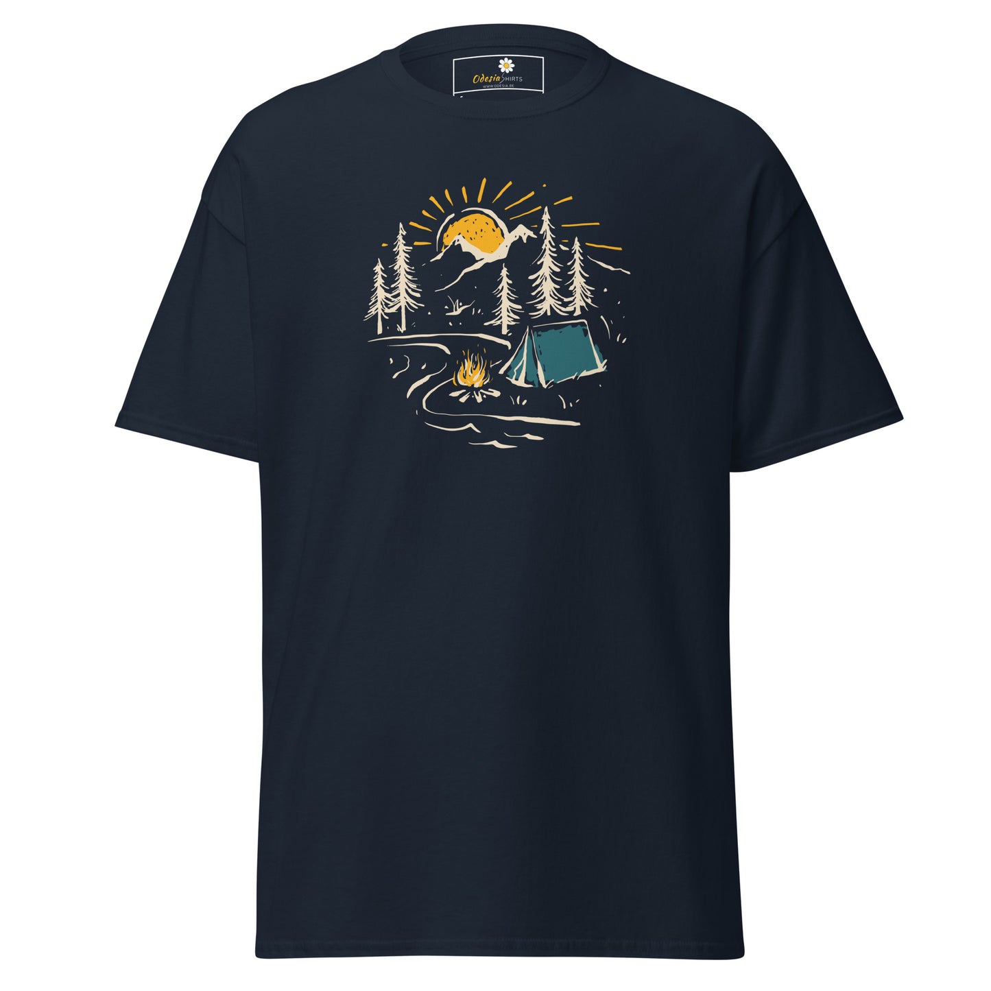 Unisex classic t-shirt - ADVENTURE CAMPFIRE CIRCLE - REGULAR