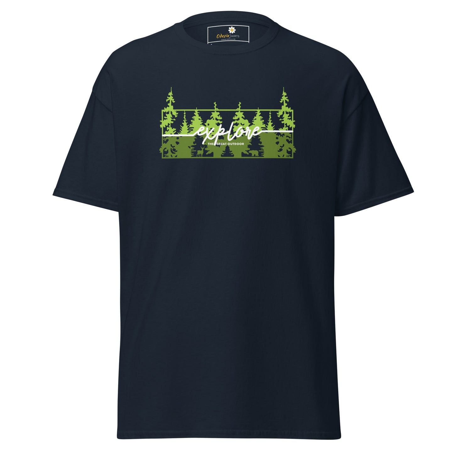 T-shirt classique unisexe - AVENTURE EXPLORE TREES - REGULAR
