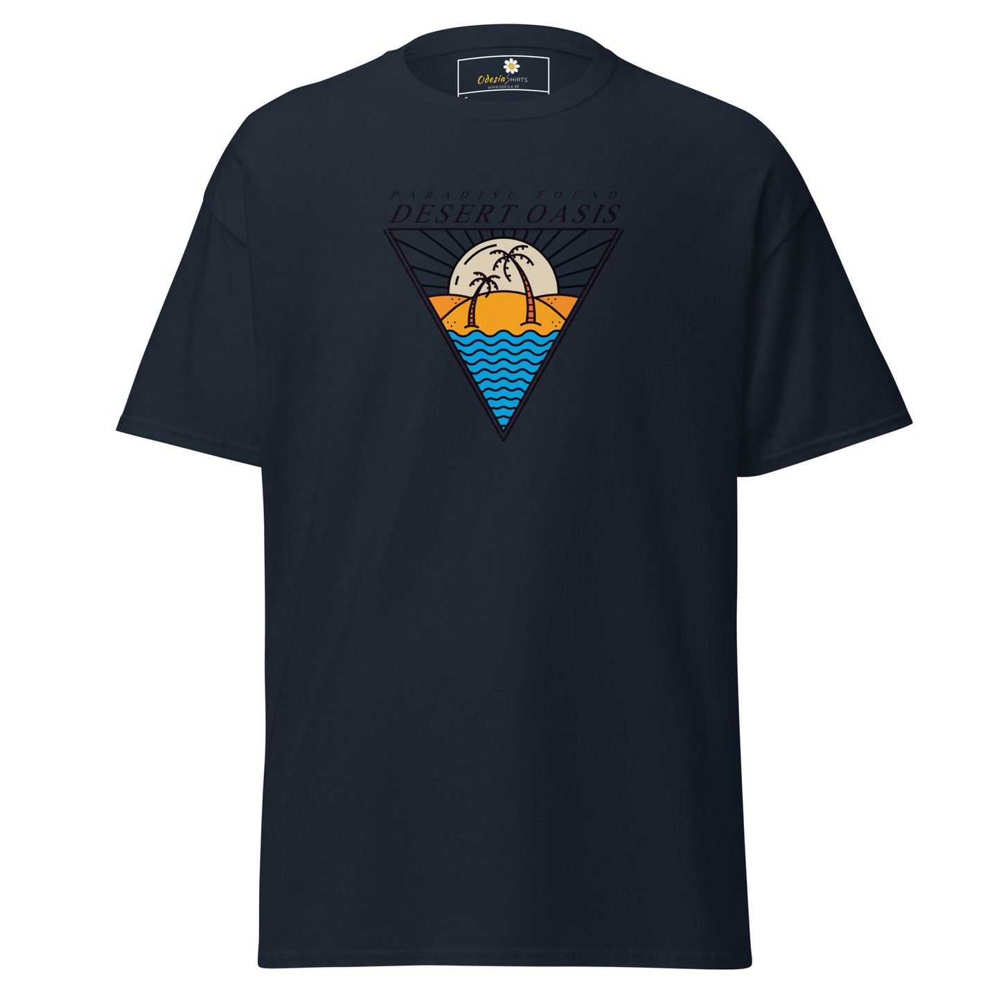 Heren klassiek t-shirt - SUMMER DESERT OASIS - REGULAR