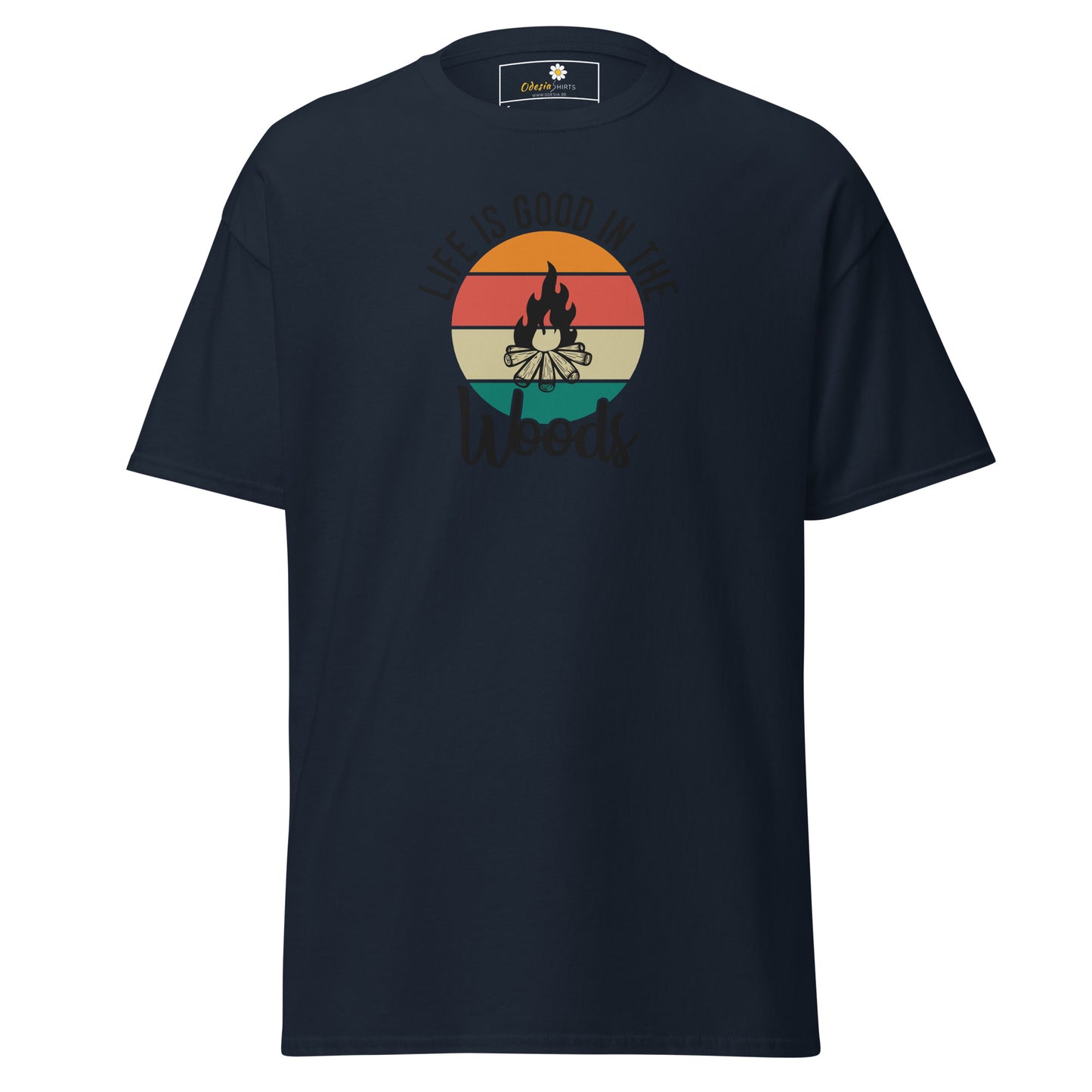 Unisex classic t-shirt - ADVENTURE LIFE GOOD IN WOODS - REGULAR