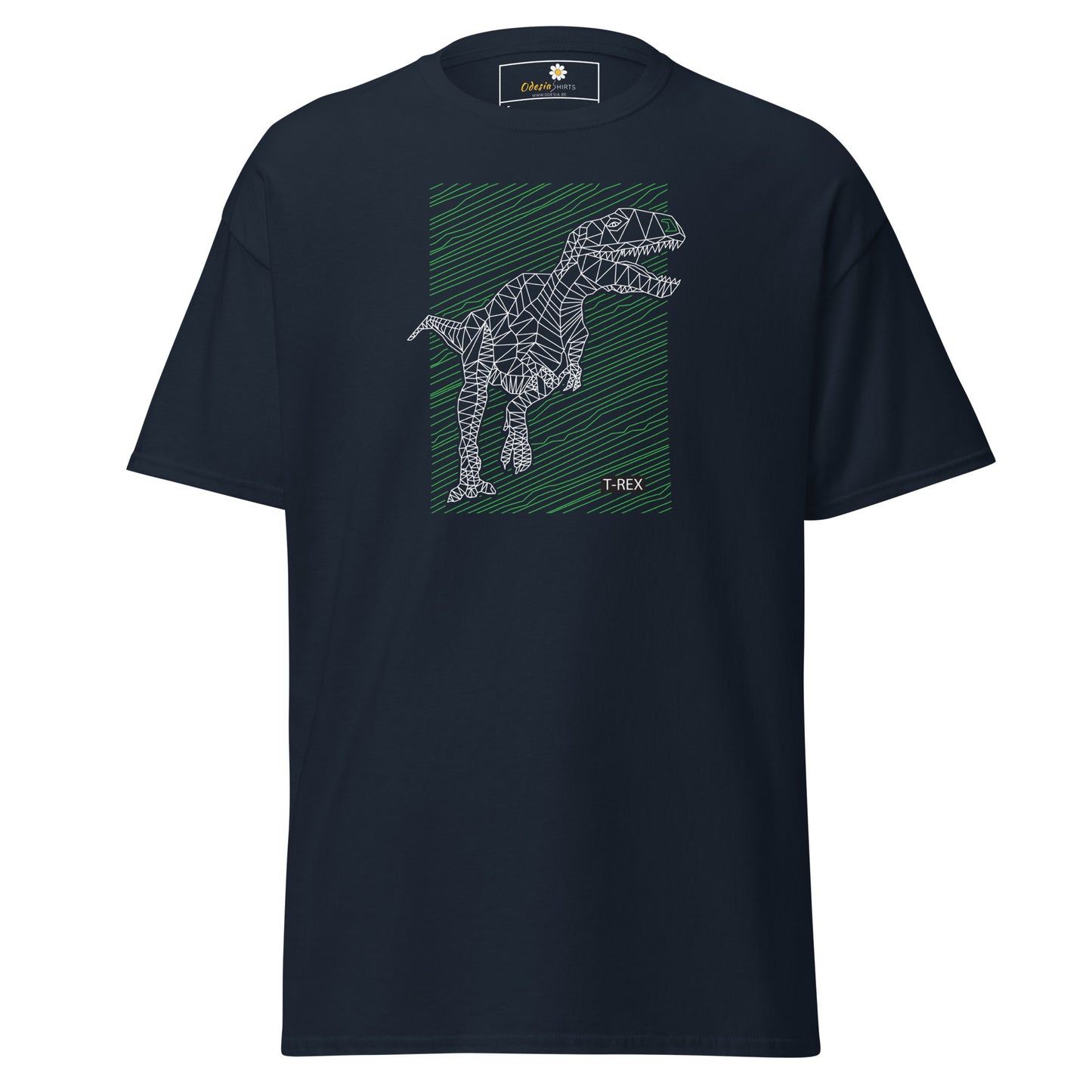 Heren klassiek t-shirt - WILD LIFE TREX DINOSAURUS - REGULAR