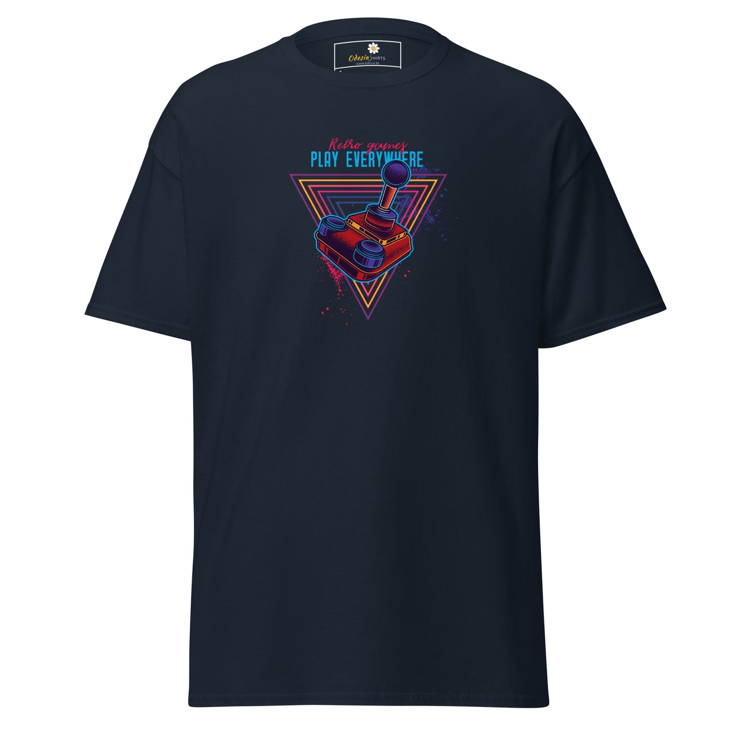 Unisex classic t-shirt - GAMERS PLAY EVERYWHERE JOYSTICK - REGULAR
